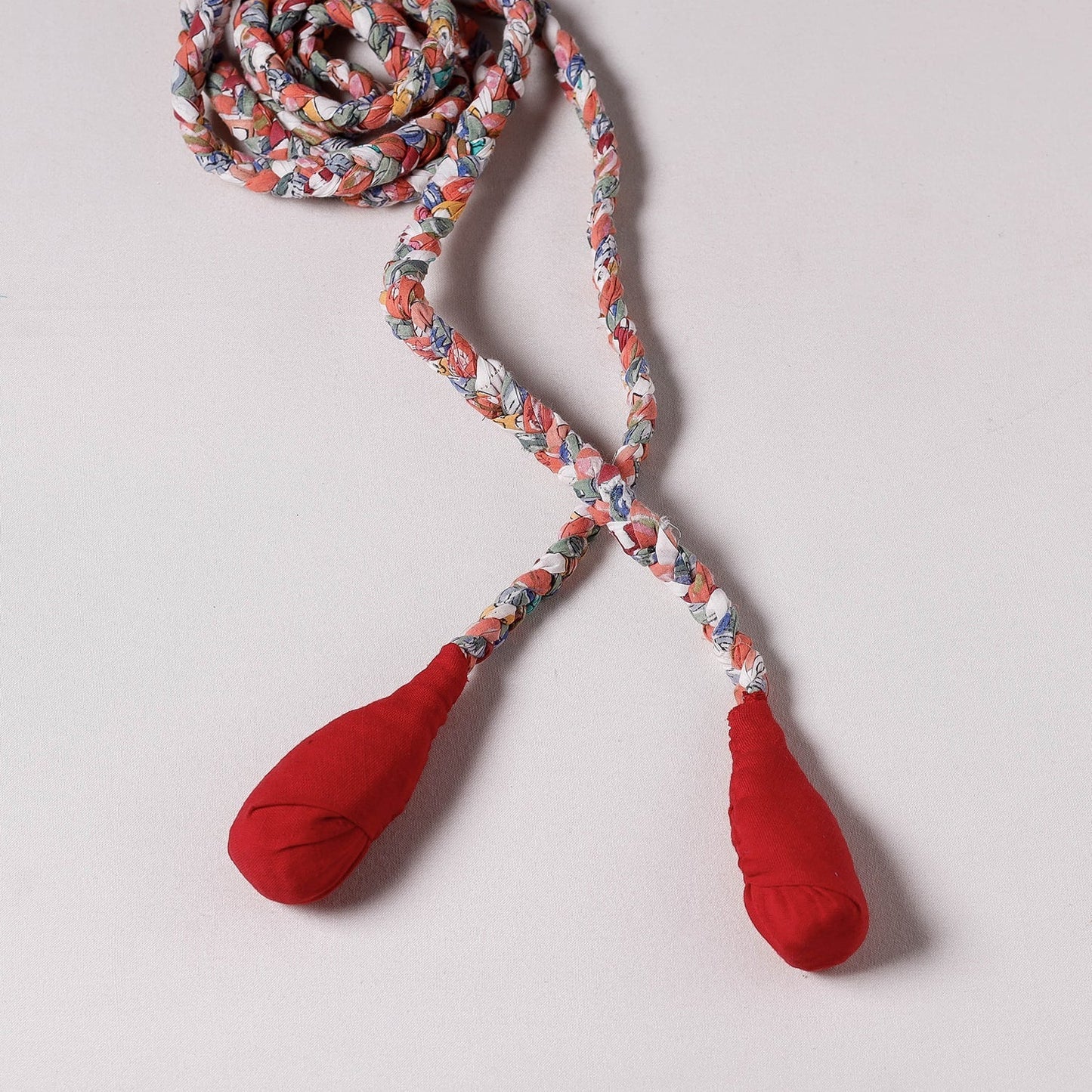 Handmade Upcycled Fabric Skipping Rope