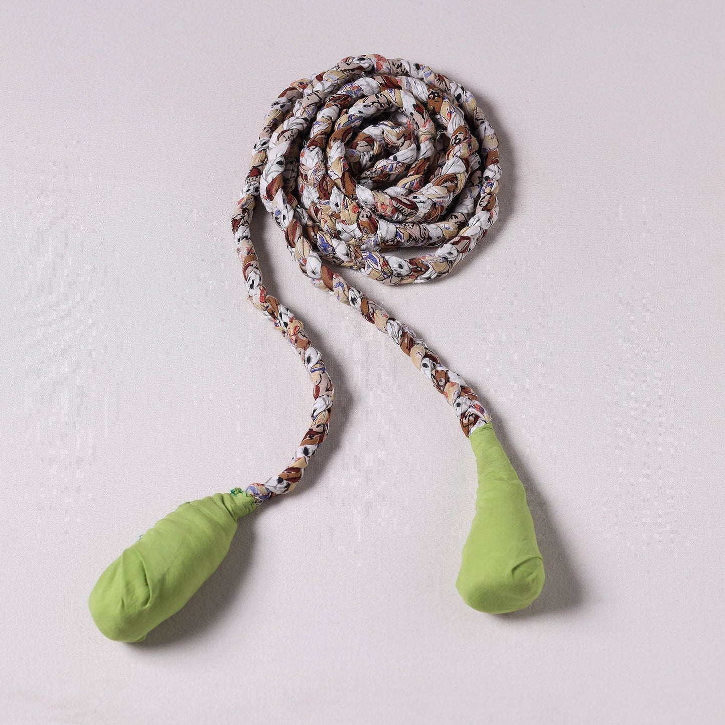 Handmade Upcycled Fabric Skipping Rope
