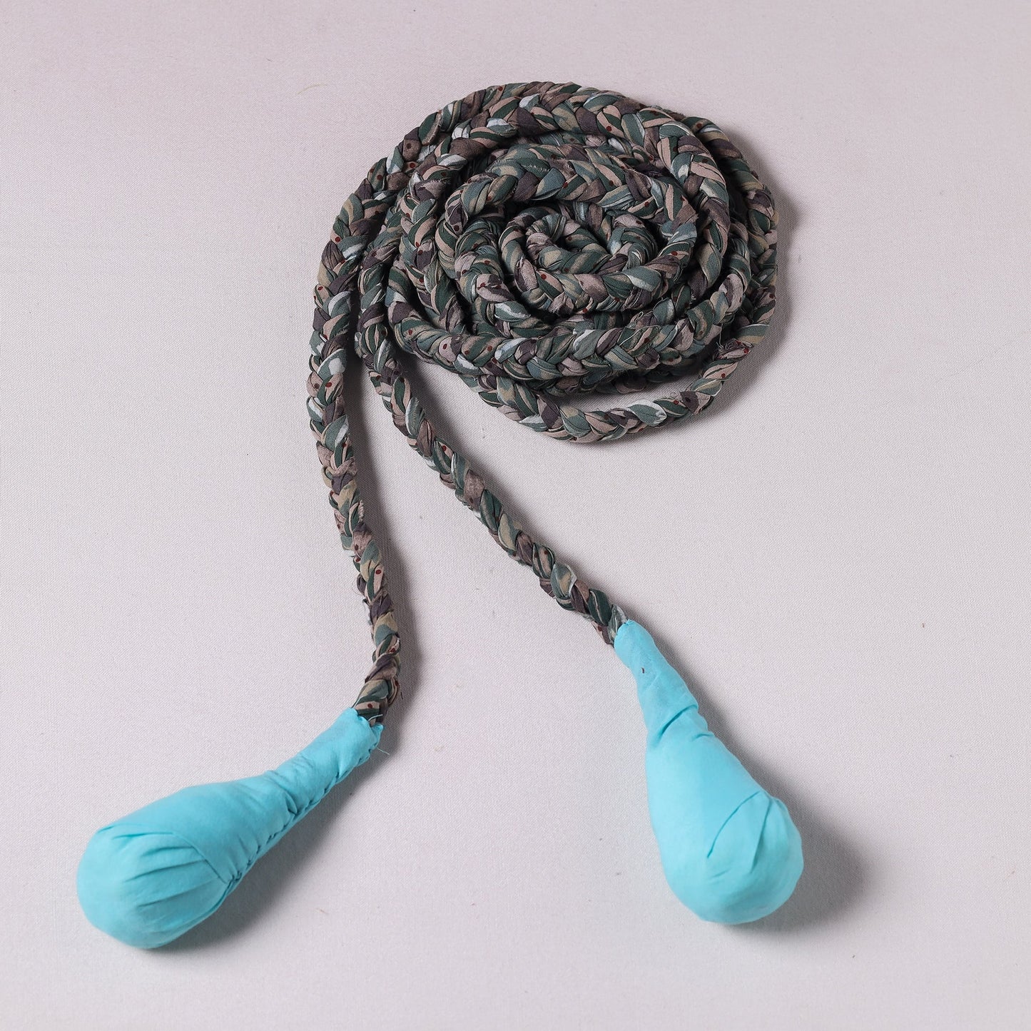 Handmade Upcycled Fabric Skipping Rope