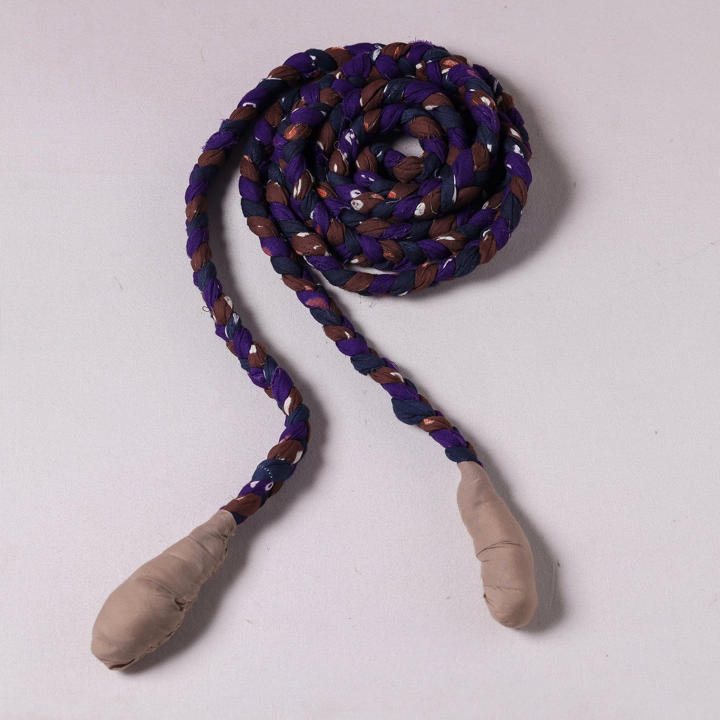 Handmade Upcycled Fabric Skipping Rope