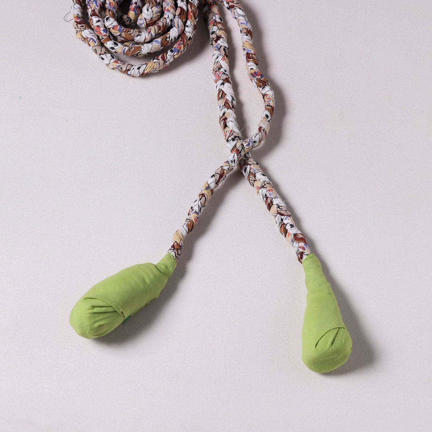 Handmade Upcycled Fabric Skipping Rope