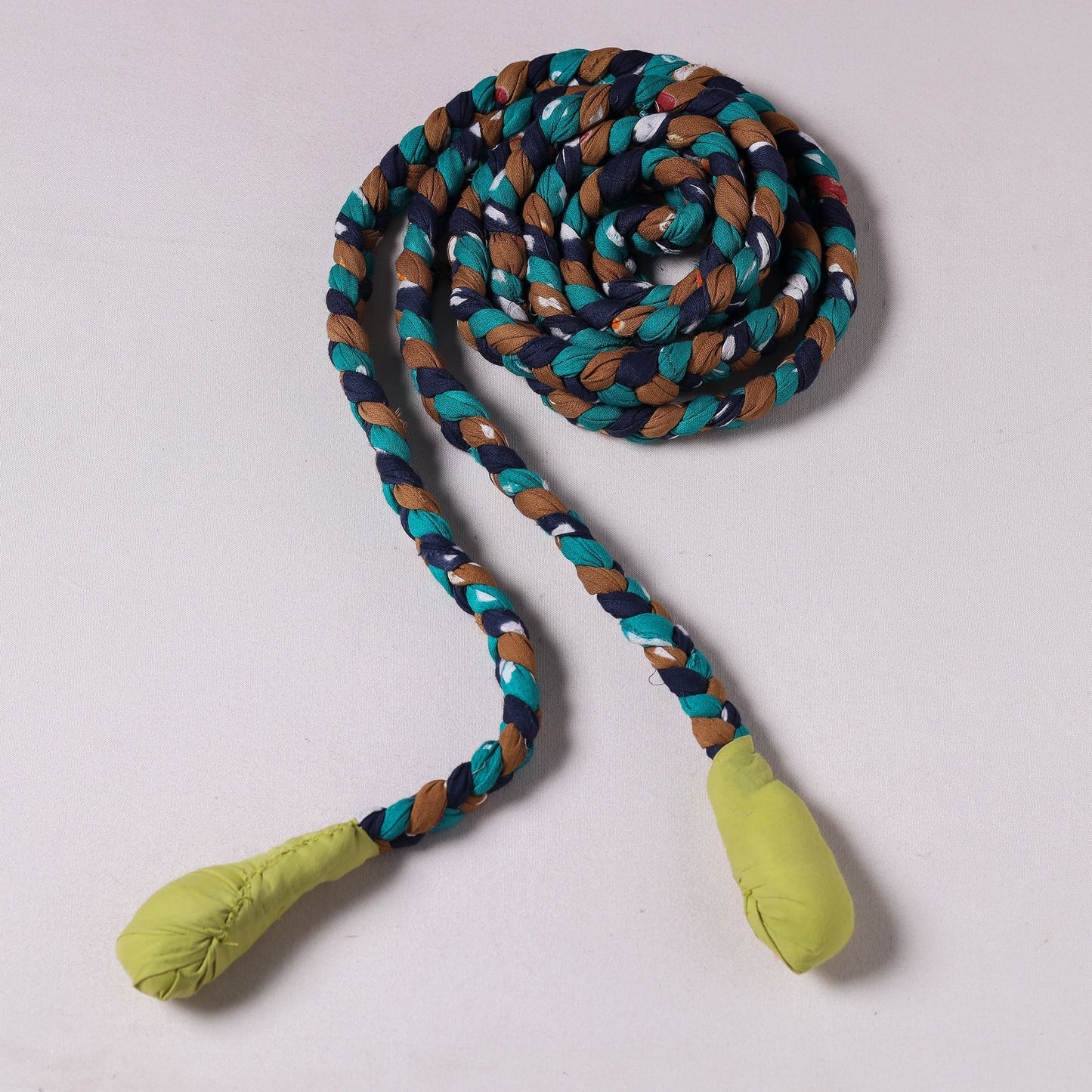 Handmade Upcycled Fabric Skipping Rope