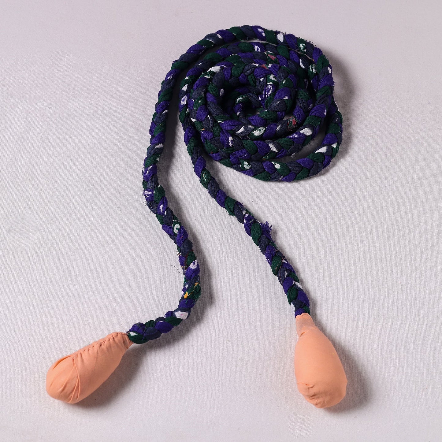 Handmade Upcycled Fabric Skipping Rope