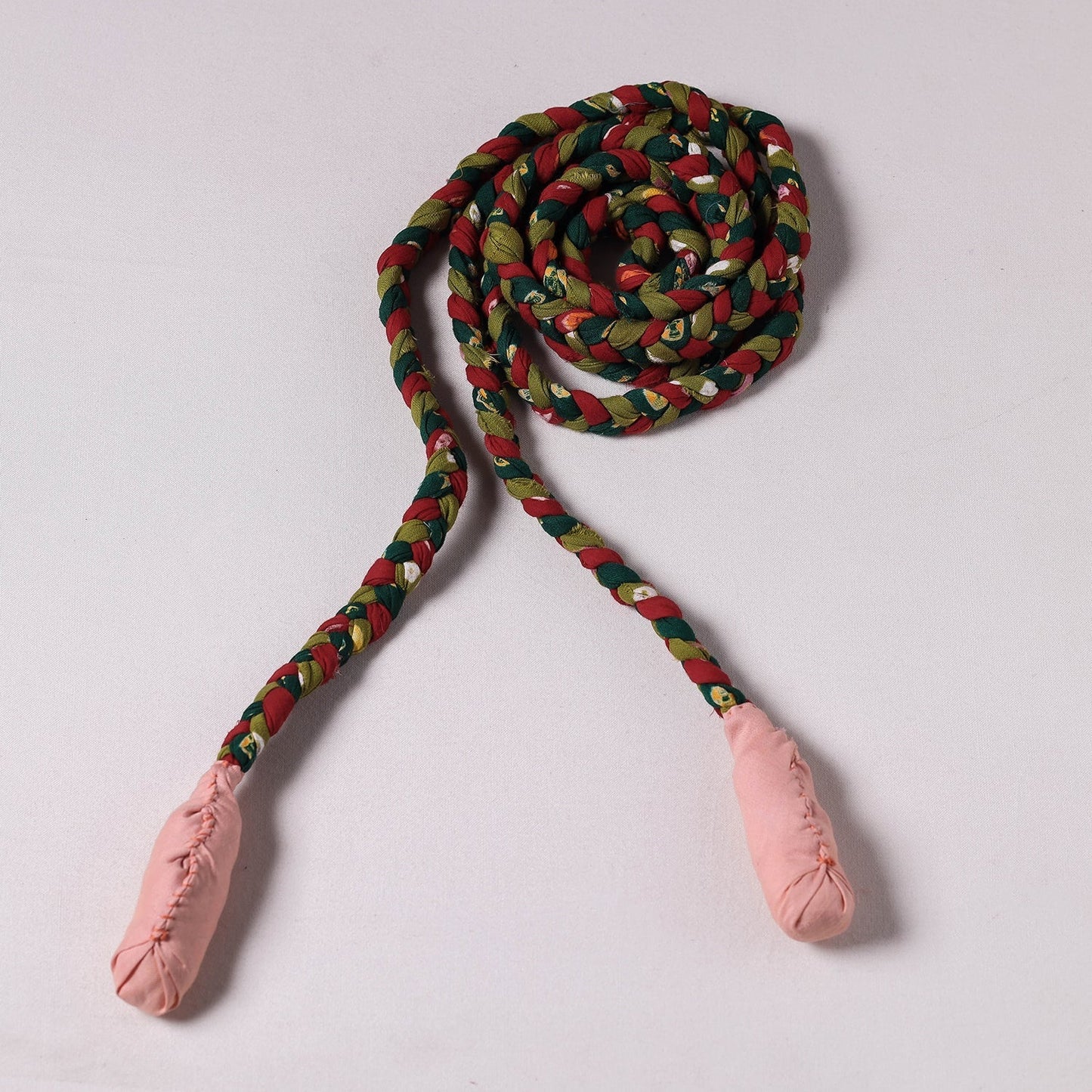 Handmade Upcycled Fabric Skipping Rope