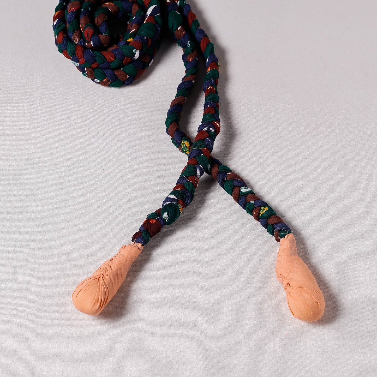 Handmade Upcycled Fabric Skipping Rope