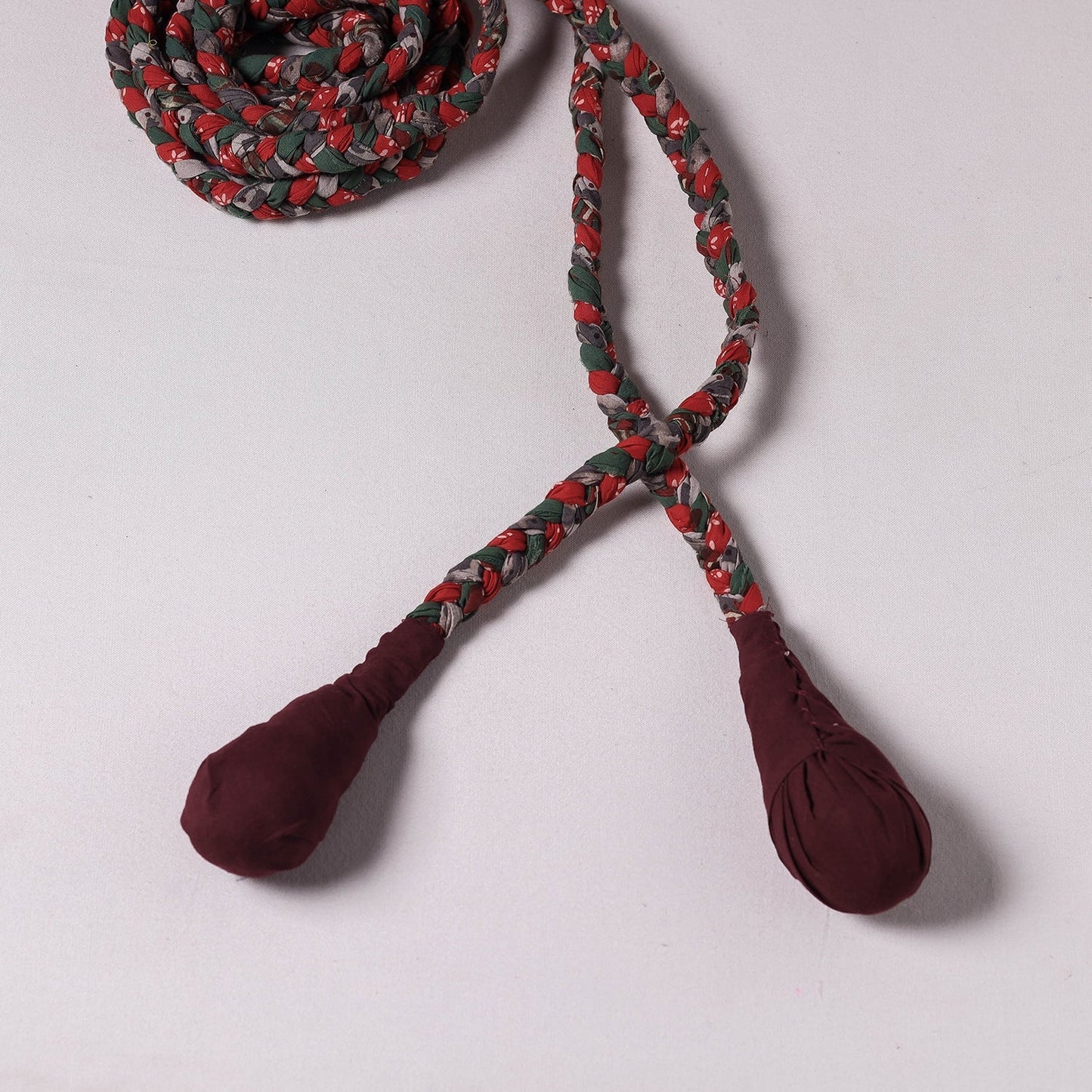 Handmade Upcycled Fabric Skipping Rope