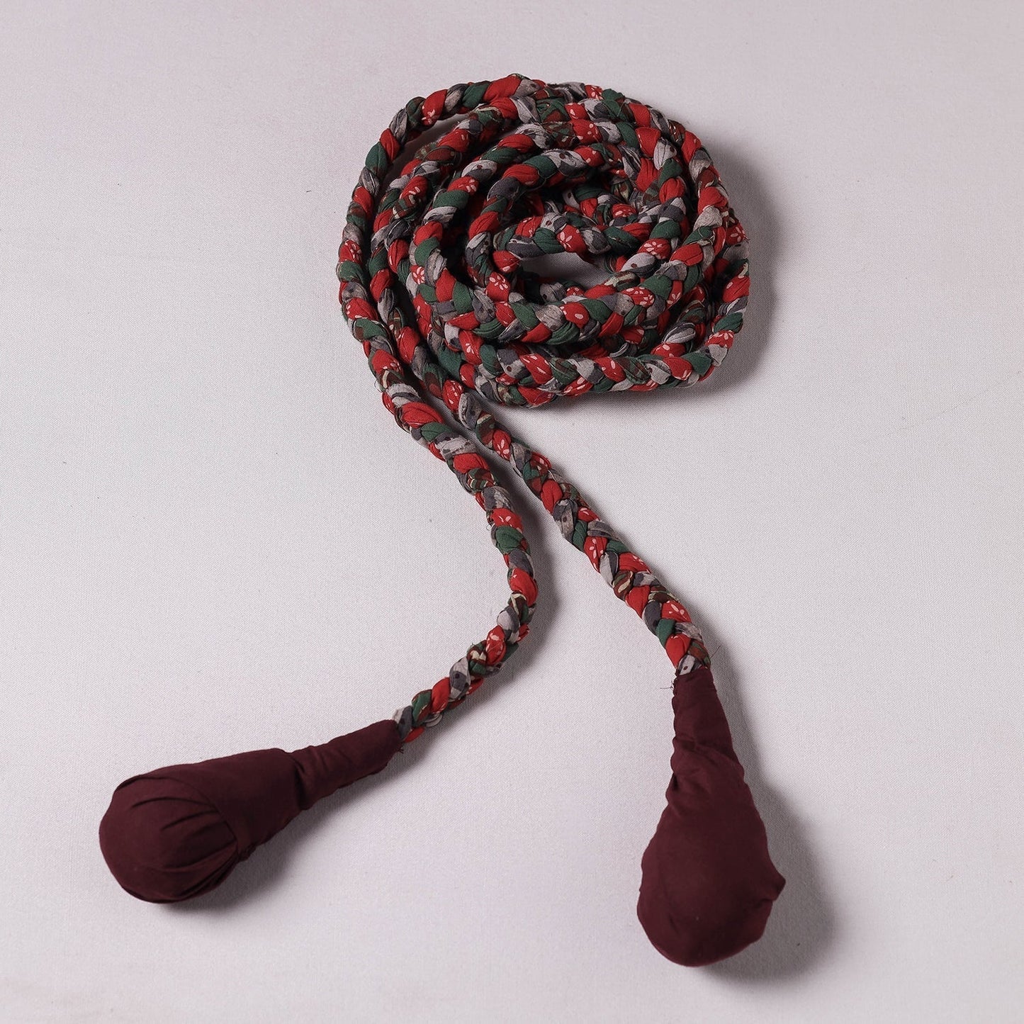 Handmade Upcycled Fabric Skipping Rope
