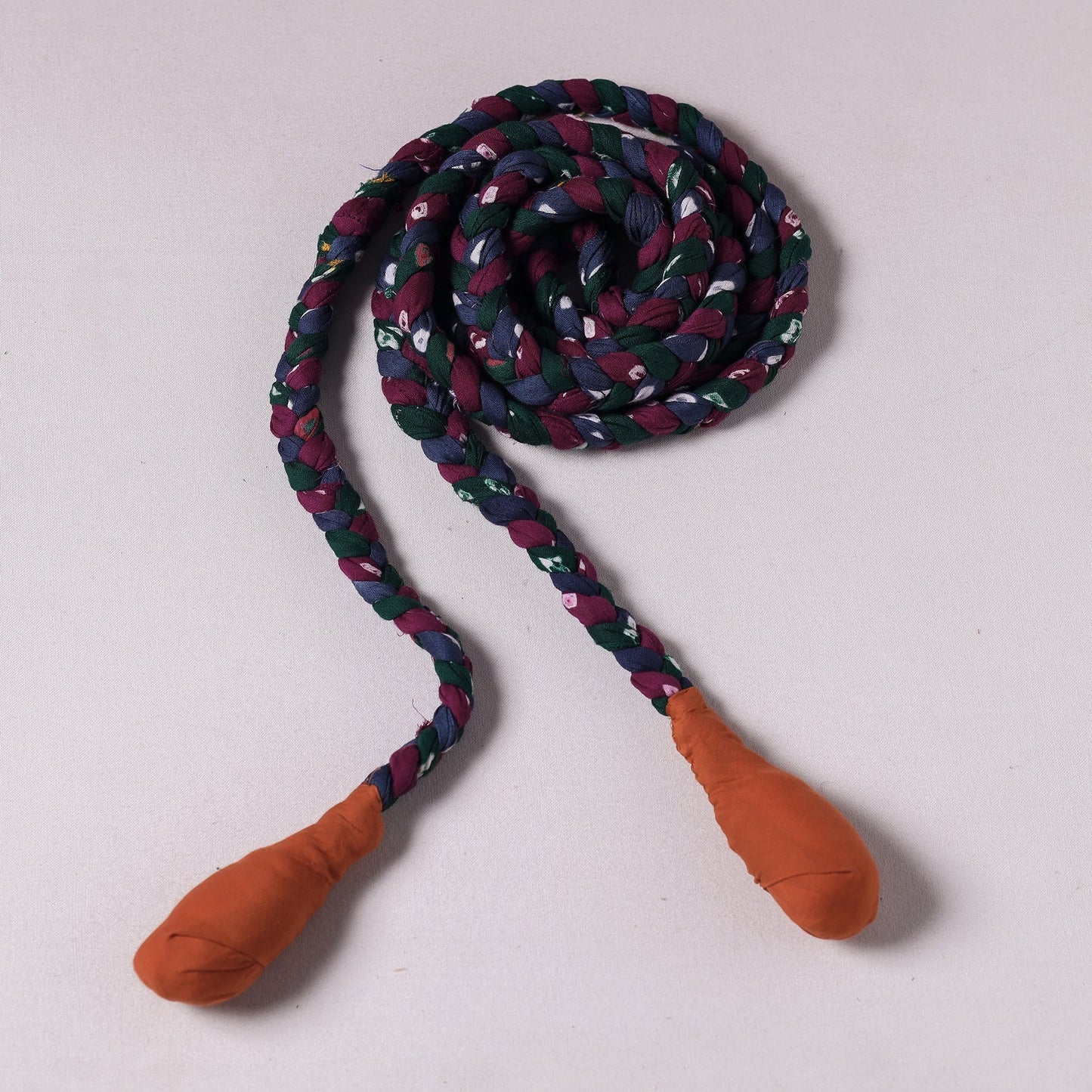 Handmade Upcycled Fabric Skipping Rope