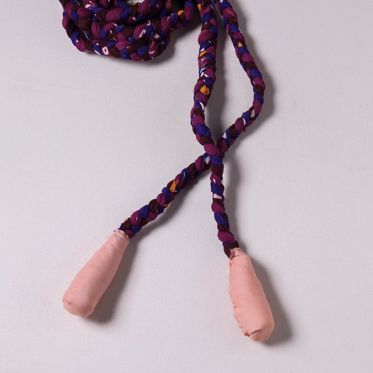 Handmade Upcycled Fabric Skipping Rope