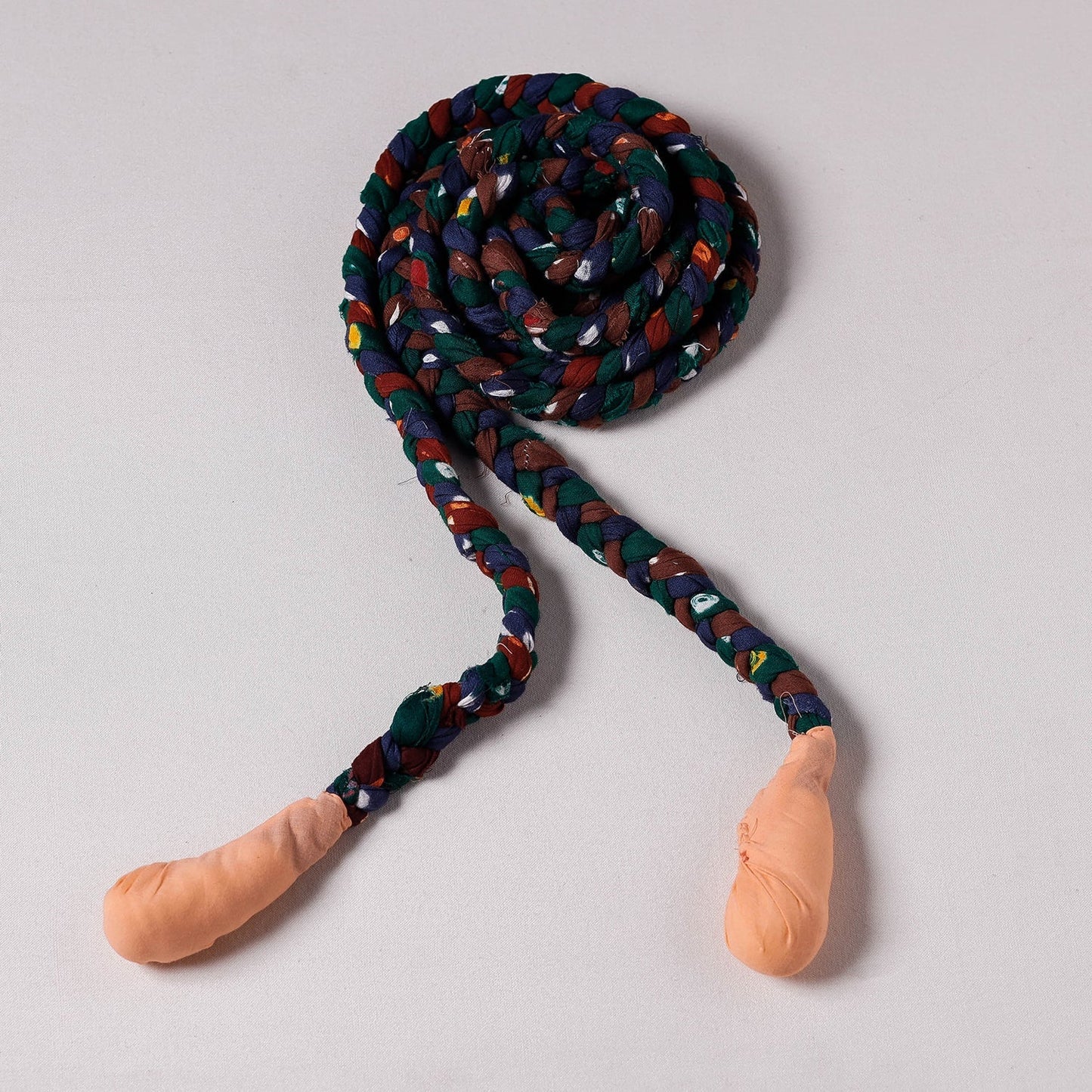 Handmade Upcycled Fabric Skipping Rope