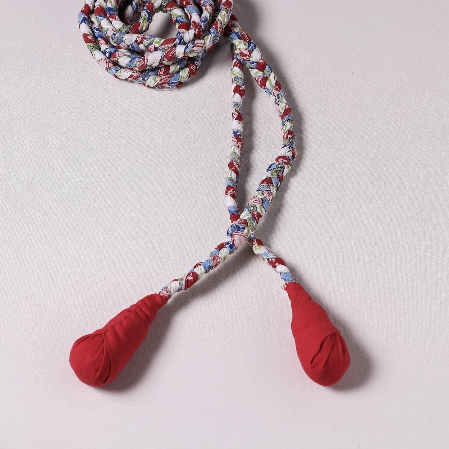 Handmade Upcycled Fabric Skipping Rope