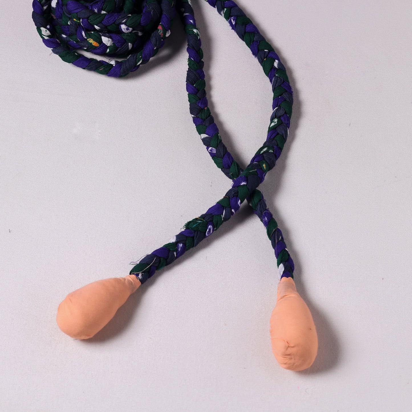 Handmade Upcycled Fabric Skipping Rope