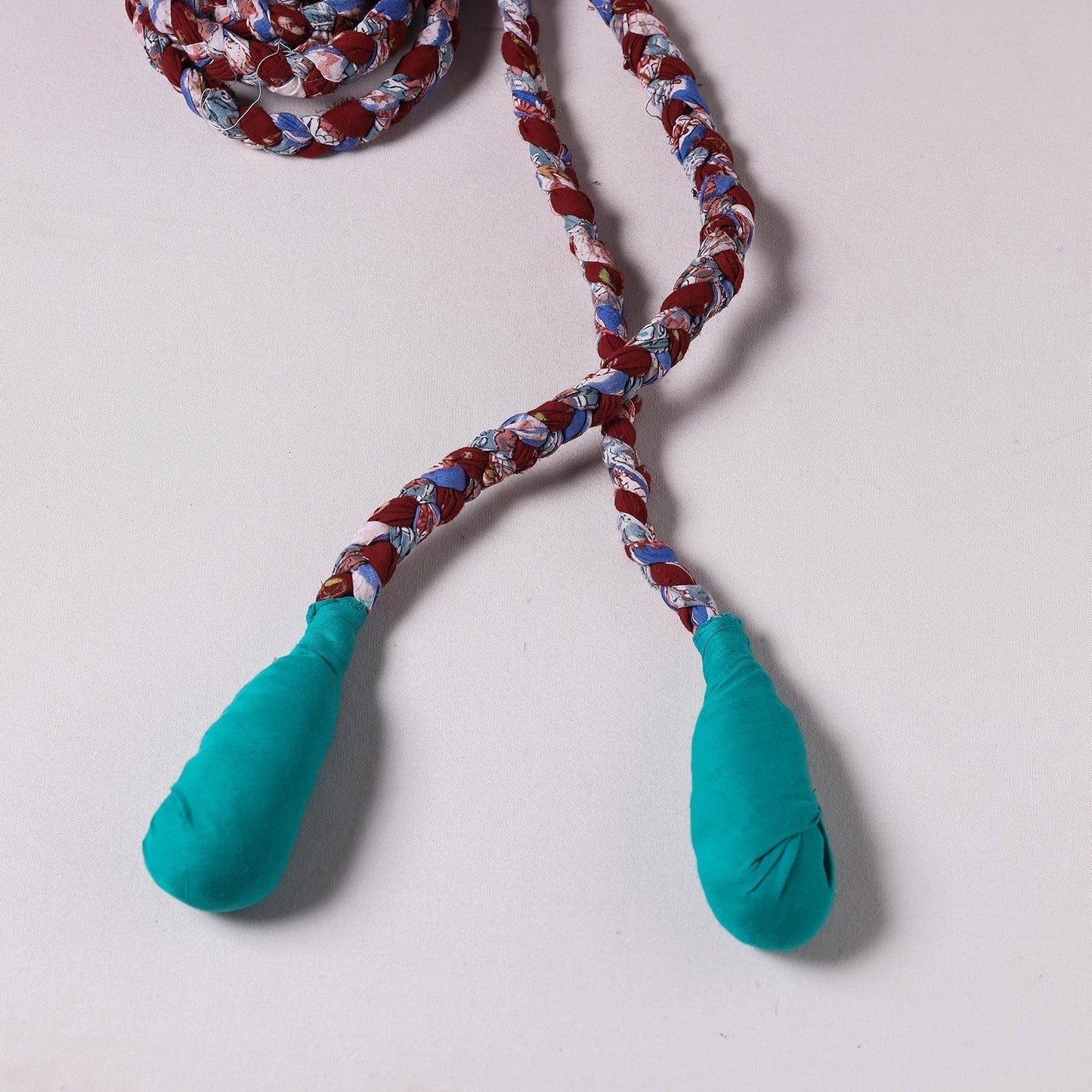 Handmade Upcycled Fabric Skipping Rope