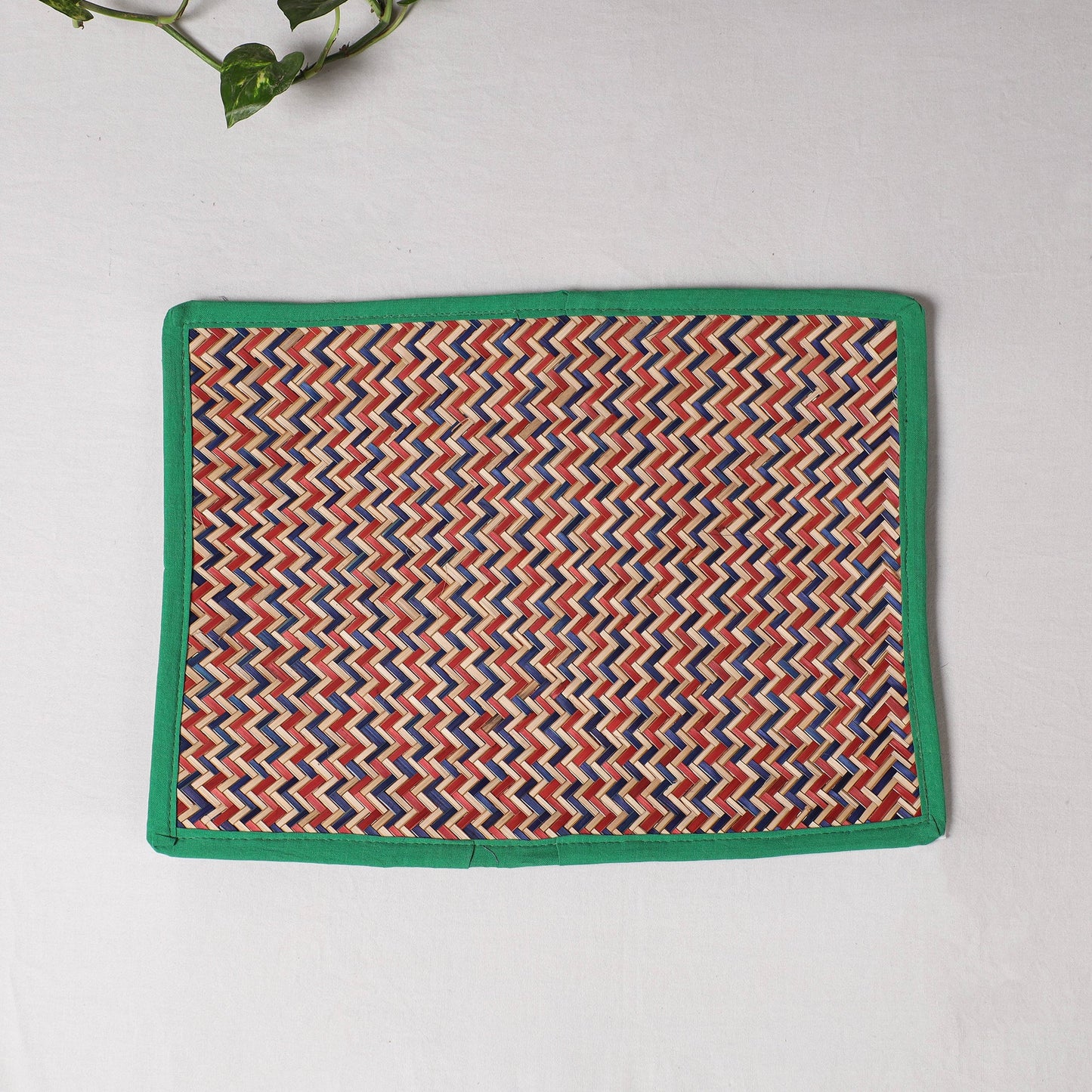 Multicolor Handmade Water Hyacinth Table Mat from Assam