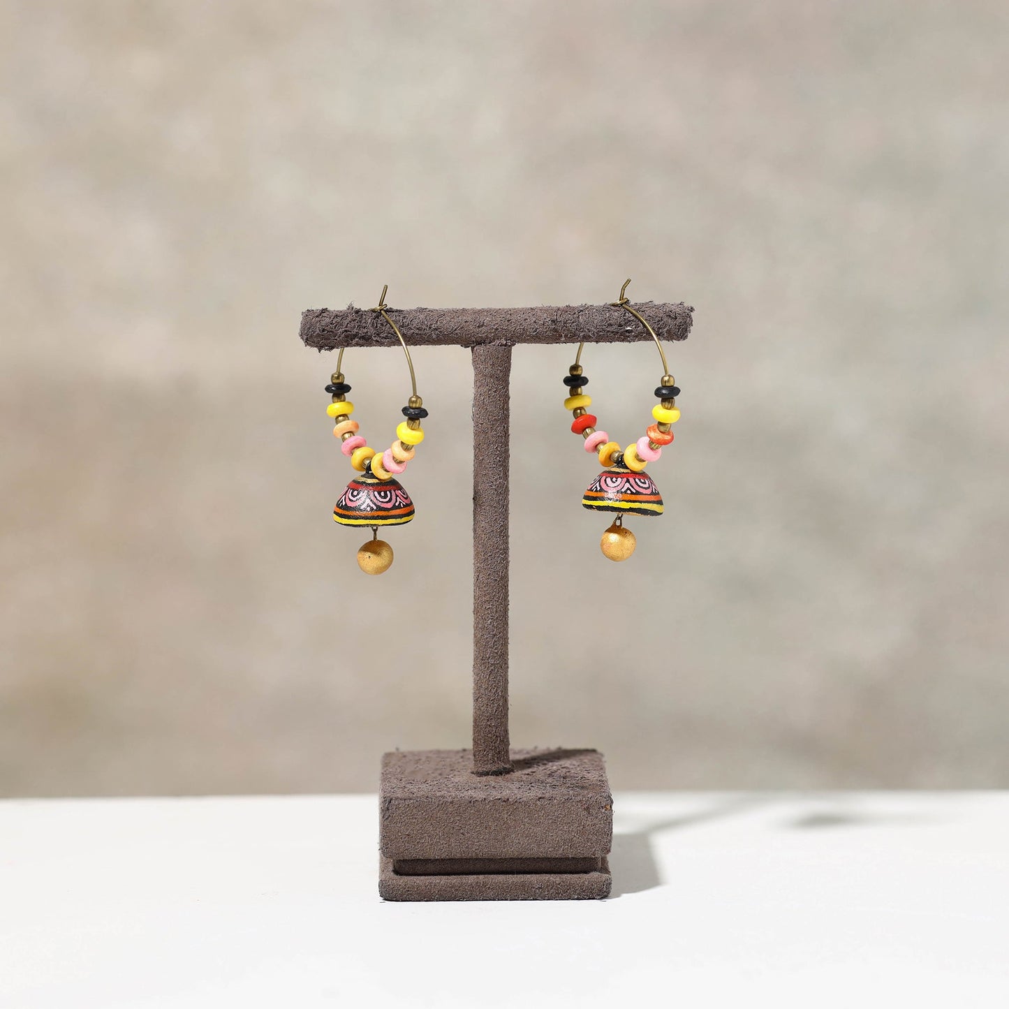 Handpainted Terracotta Miniature Earrings