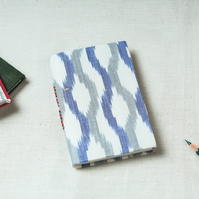 Ikat Fabric Cover Handmade Paper Notebook
