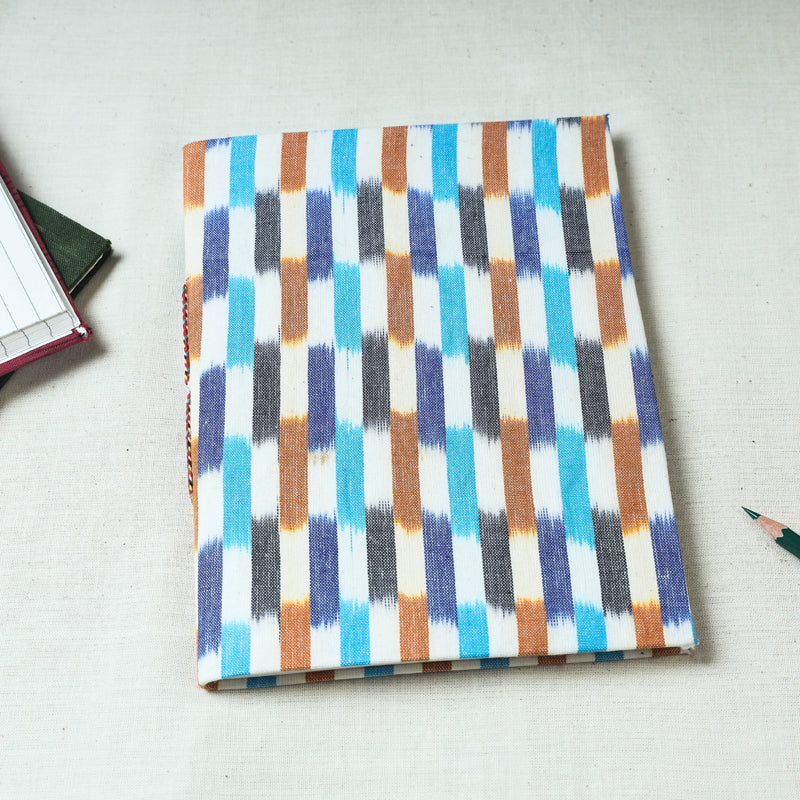 Ikat Fabric Cover Handmade Paper Notebook
