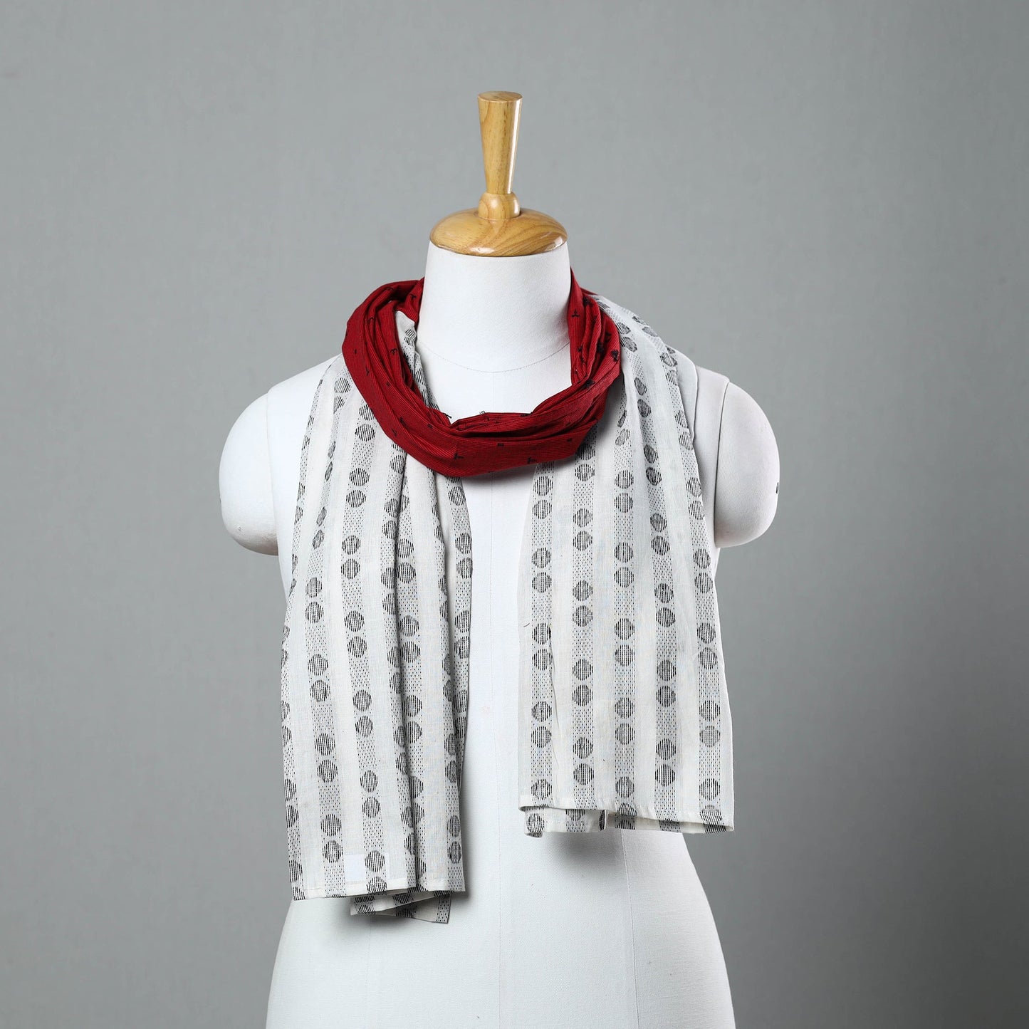 Multicolor - jacquard cotton patchwork stole 28