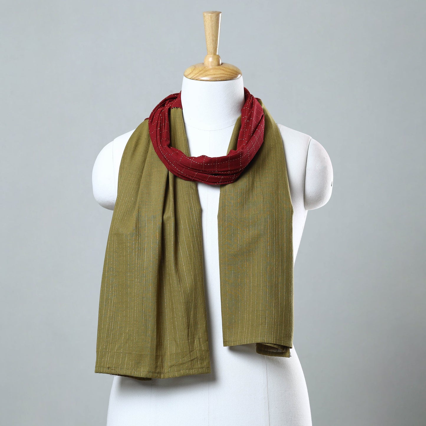 Jacquard Patchwork Cotton Stole 15