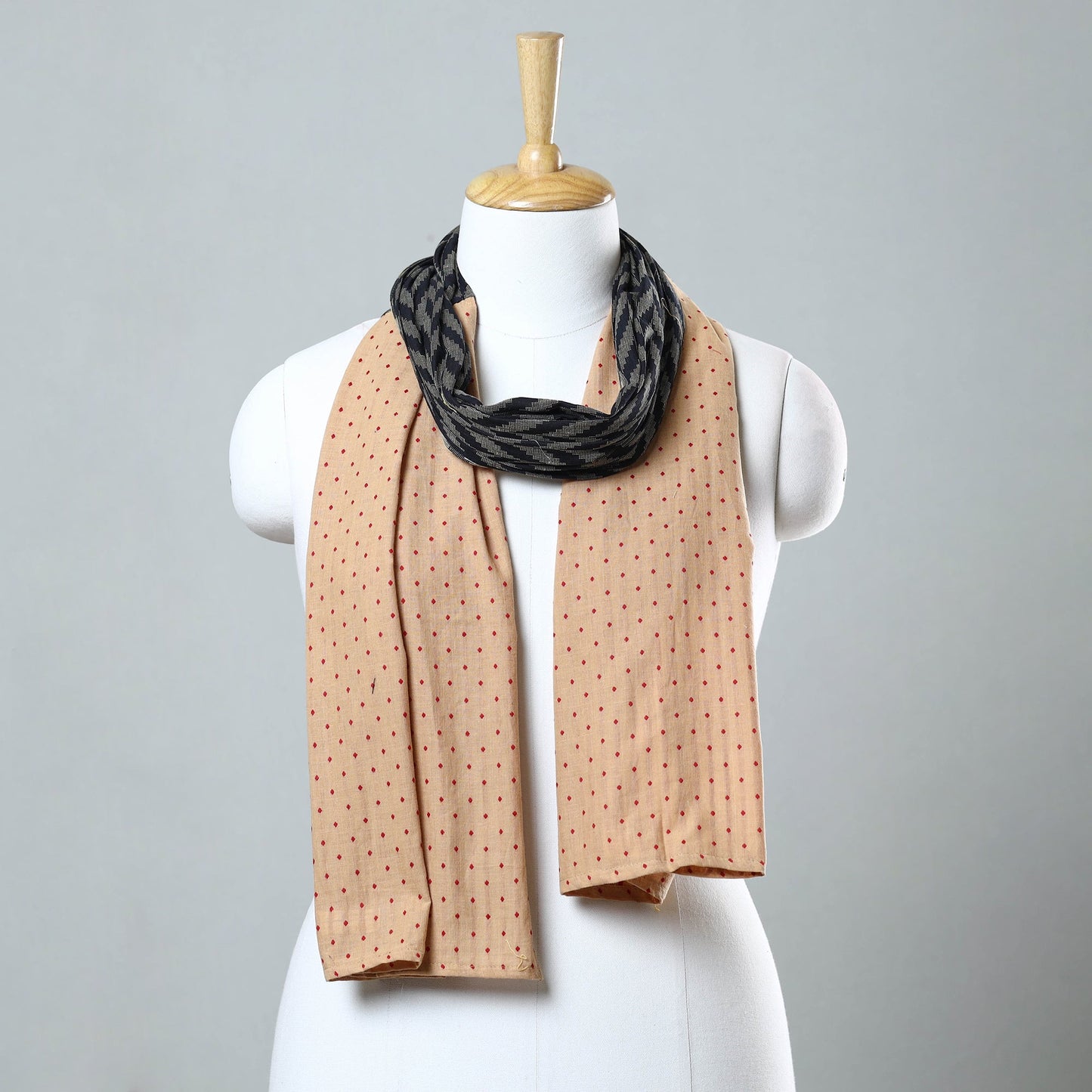 Jacquard Patchwork Cotton Stole 48
