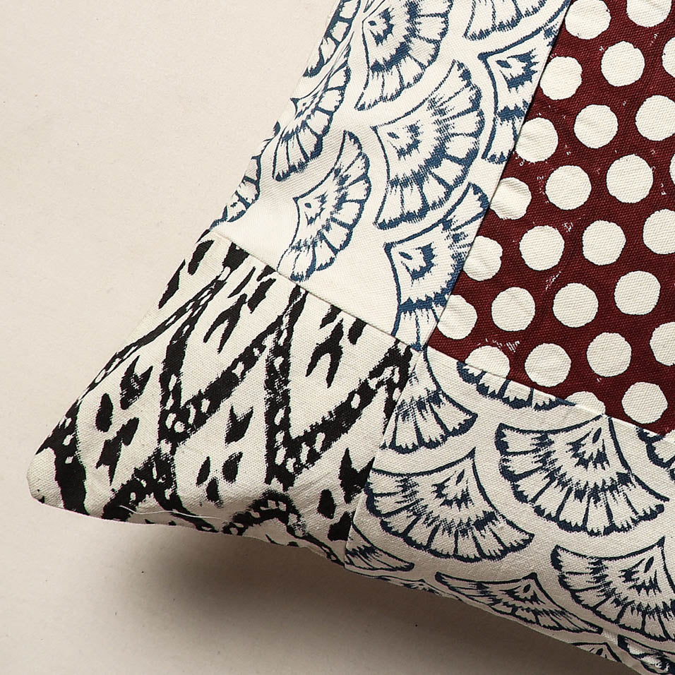 Block Printed Cushion Cover