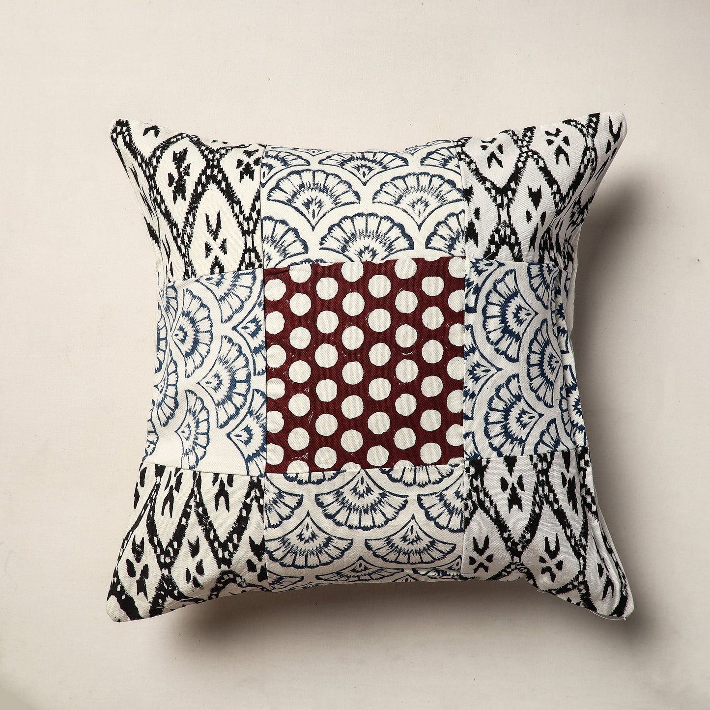 Block Printed Cushion Cover