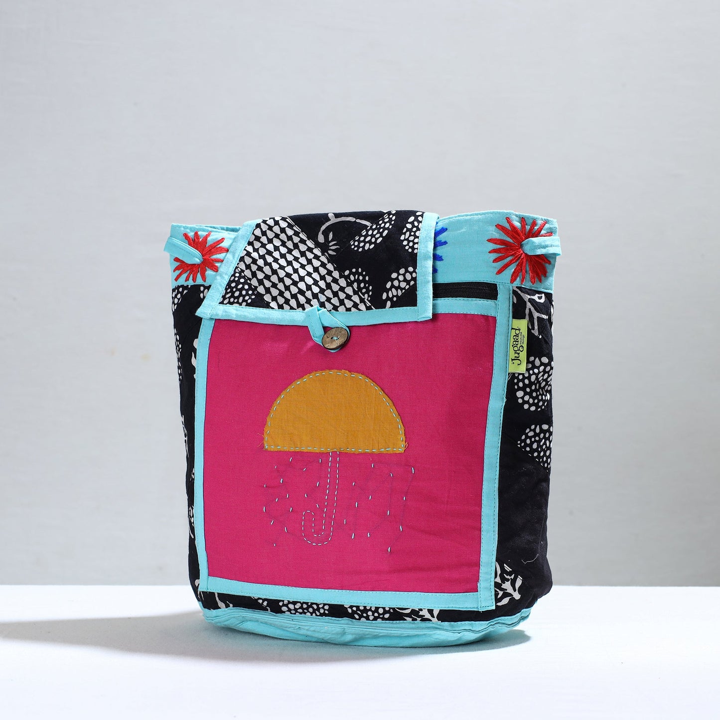Jugaad Patchwork Handmade Pithu Bag 105
