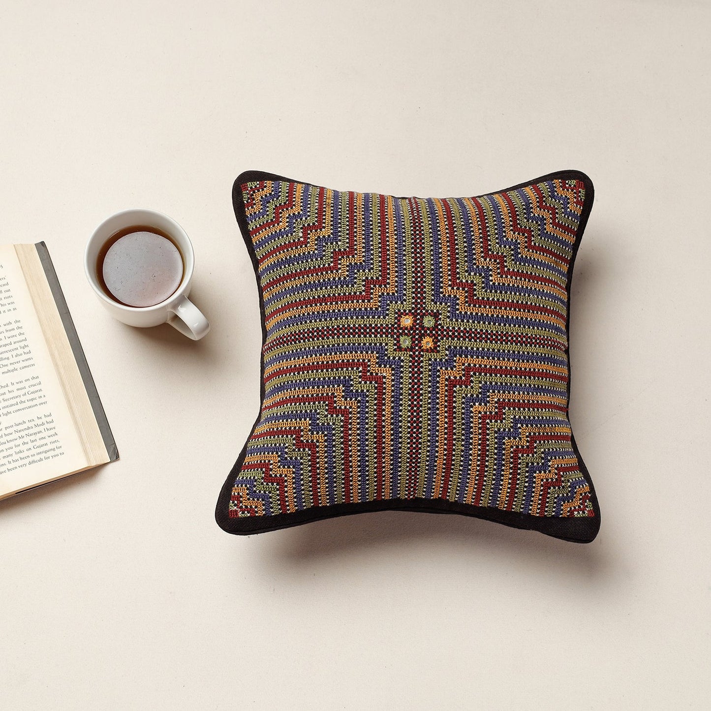 Hand Embroidery Cushion Cover