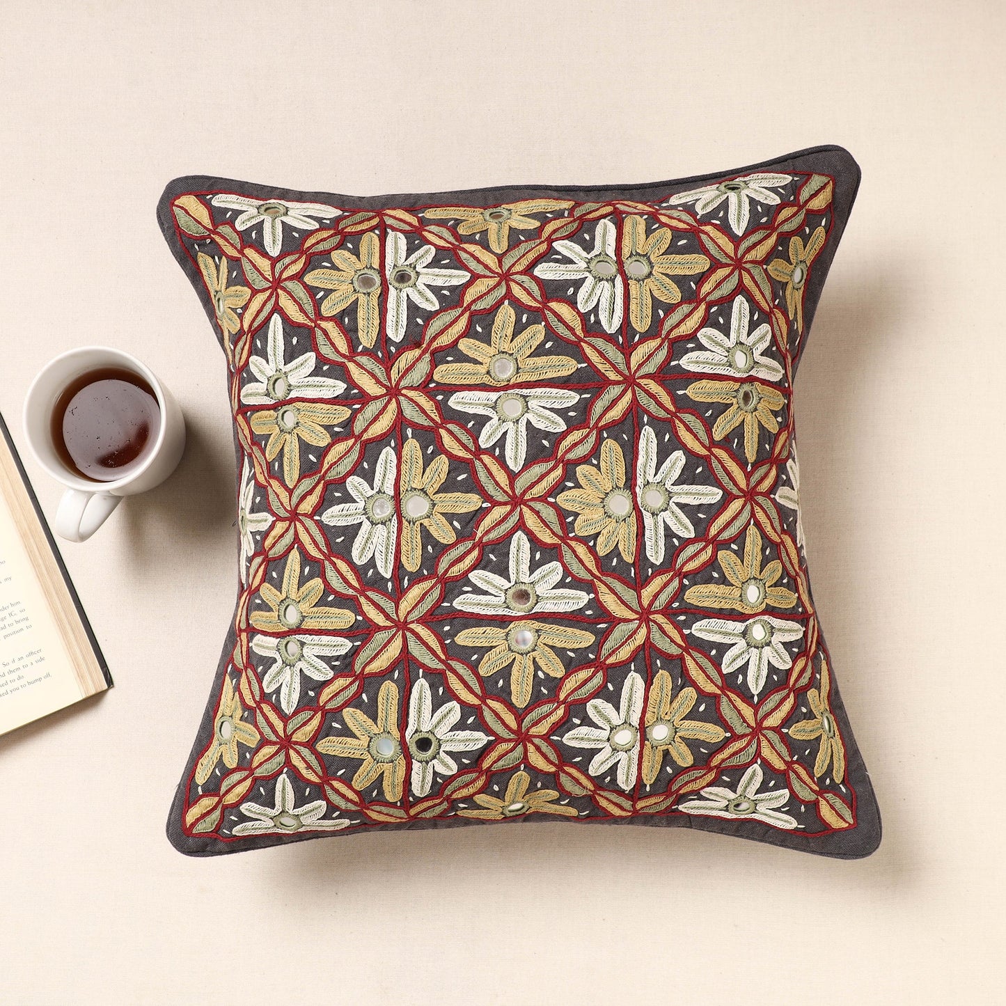 Embroidery Cushion Cover