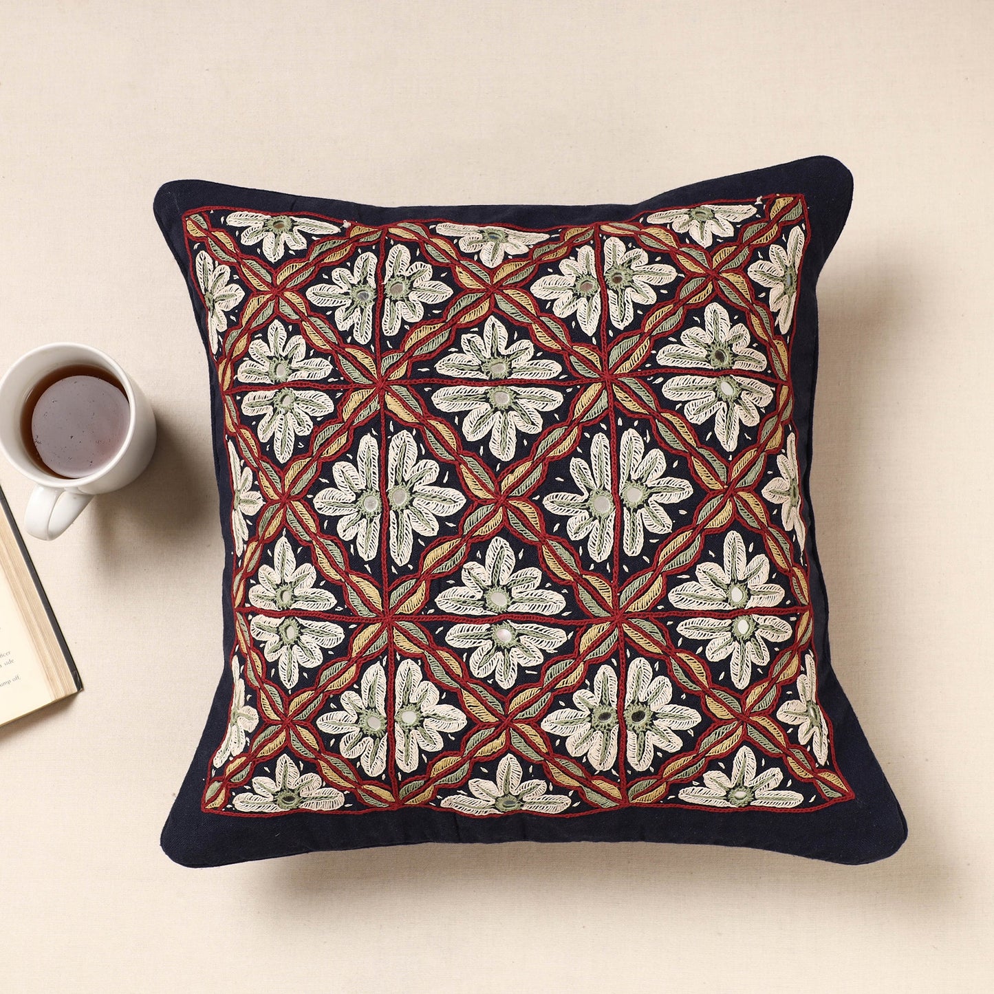 Embroidery Cushion Cover