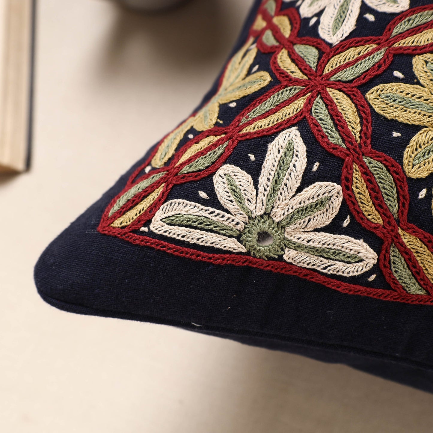 Hand Embroidery Cushion Cover