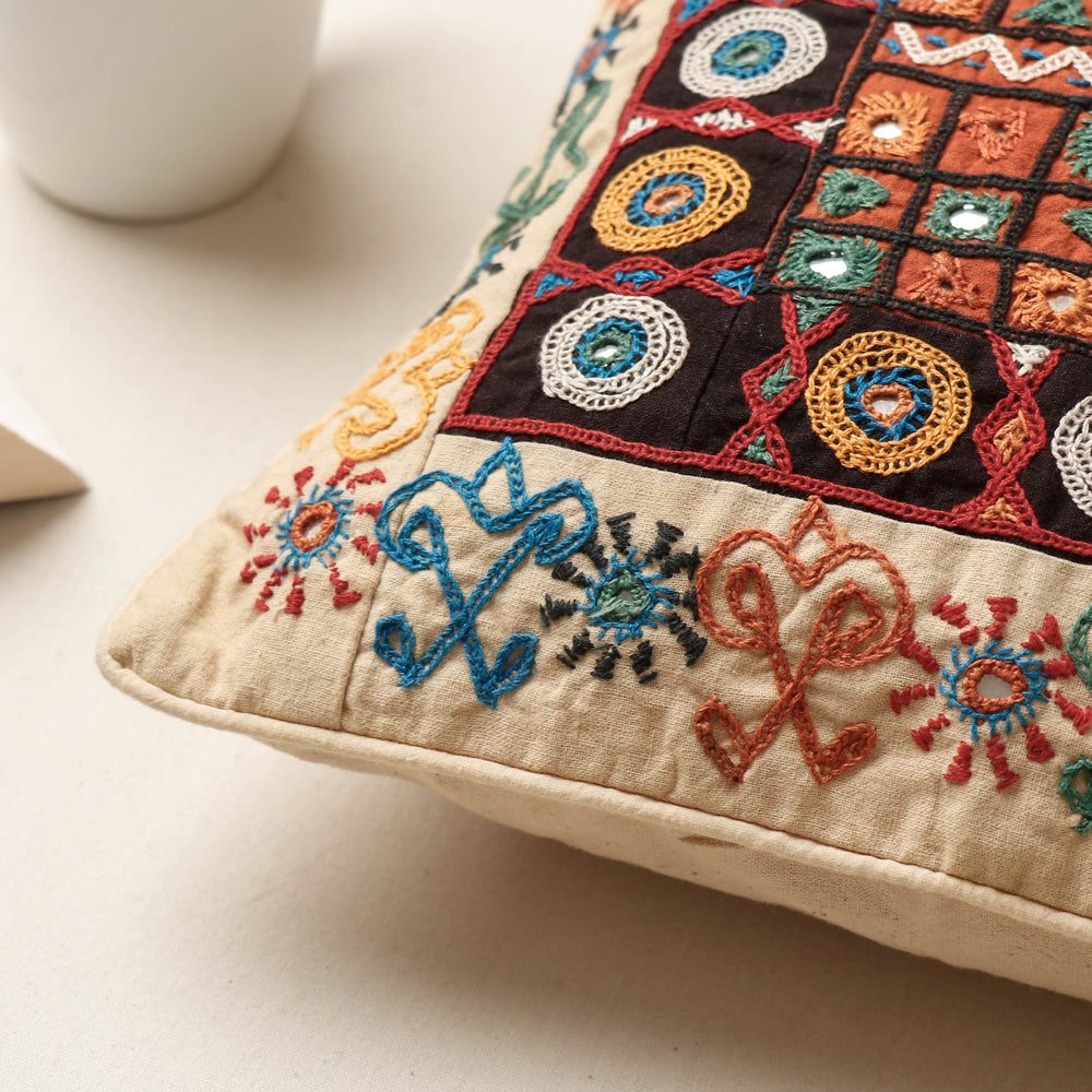 Embroidered Cushion Cover