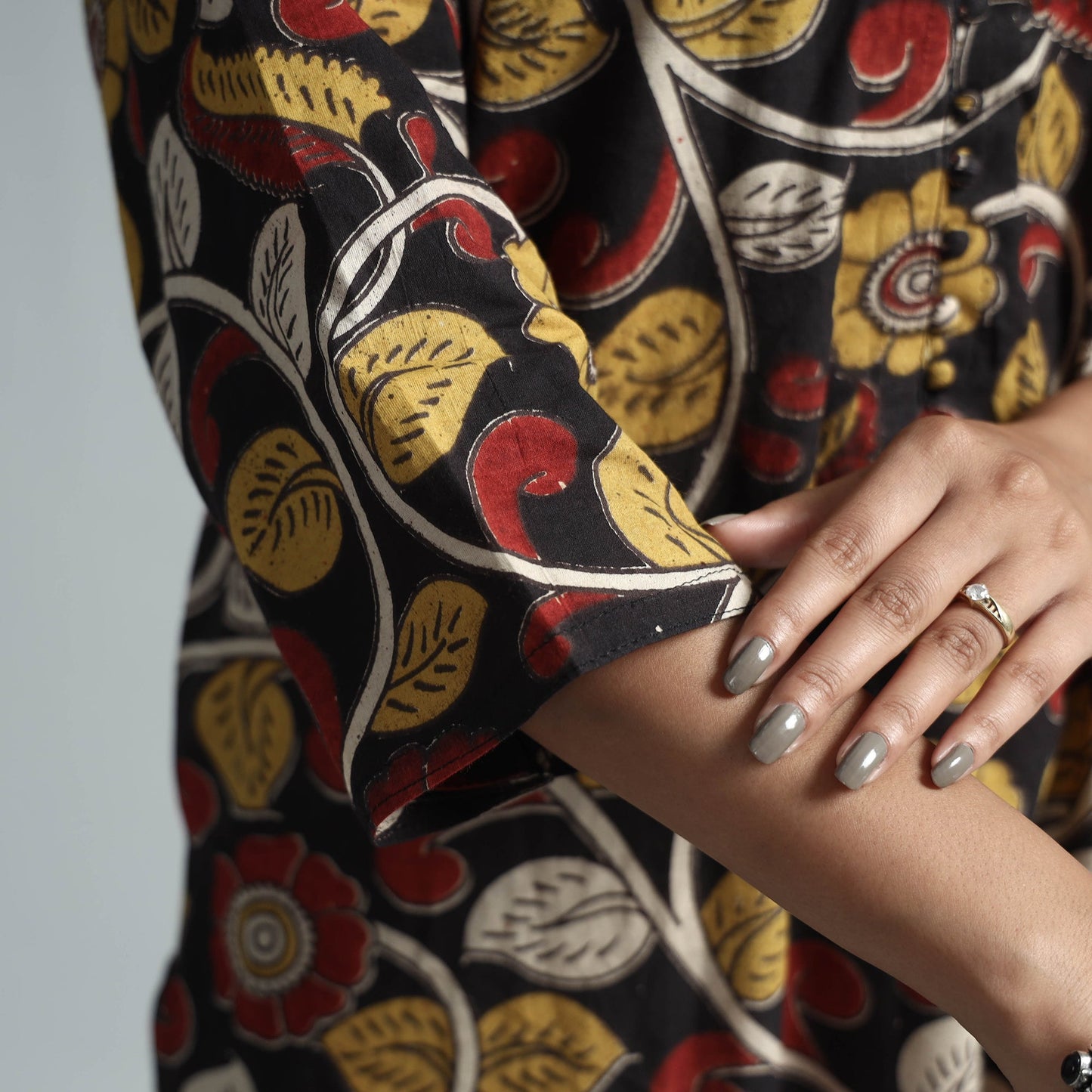 Kalamkari Printed Cotton Kurta For Women