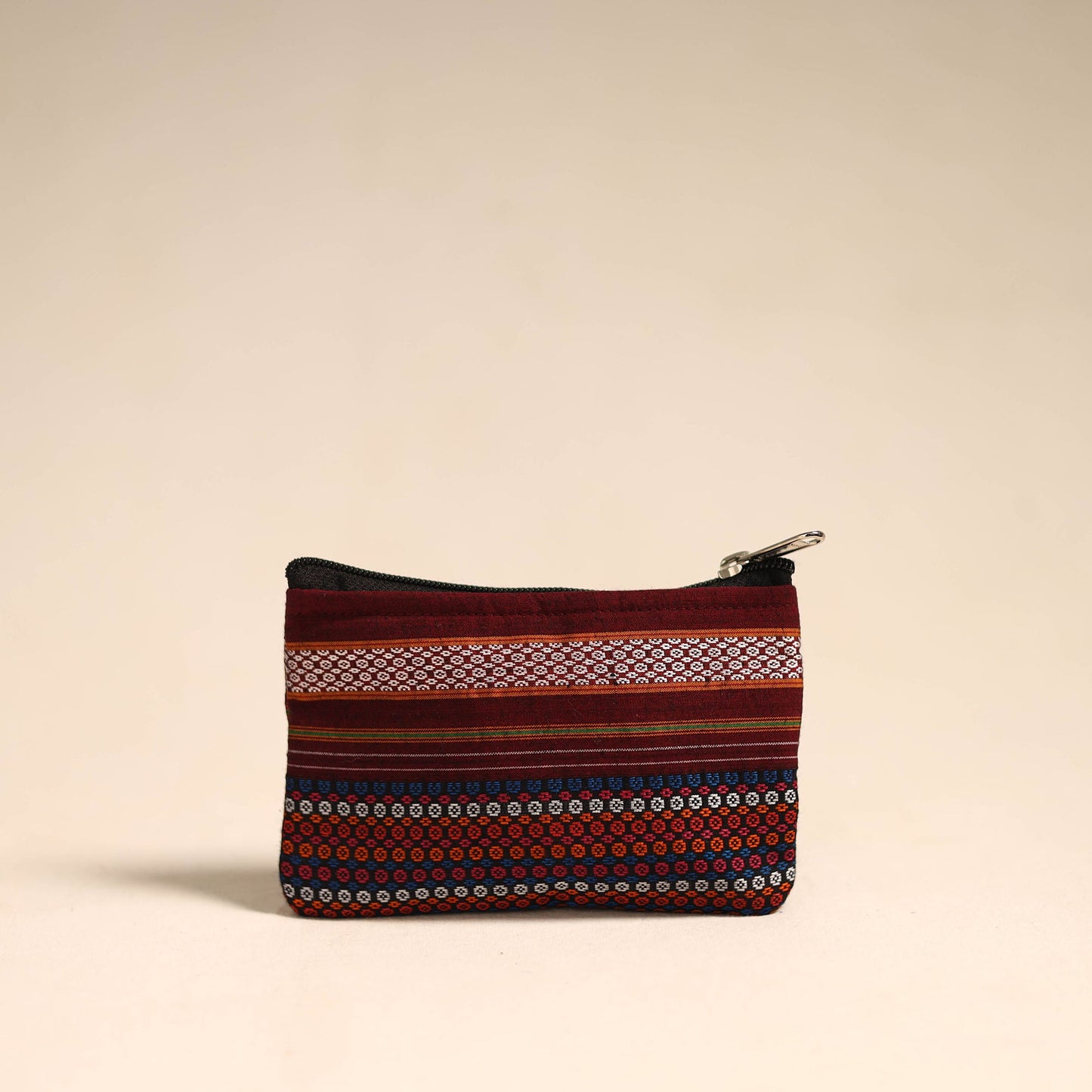 Multicolor Khun Fabric Quilted Coin Pouch
