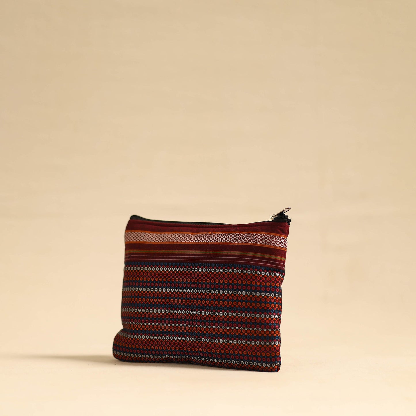 Multicolor Khun Fabric Quilted Cotton Utility Pouch