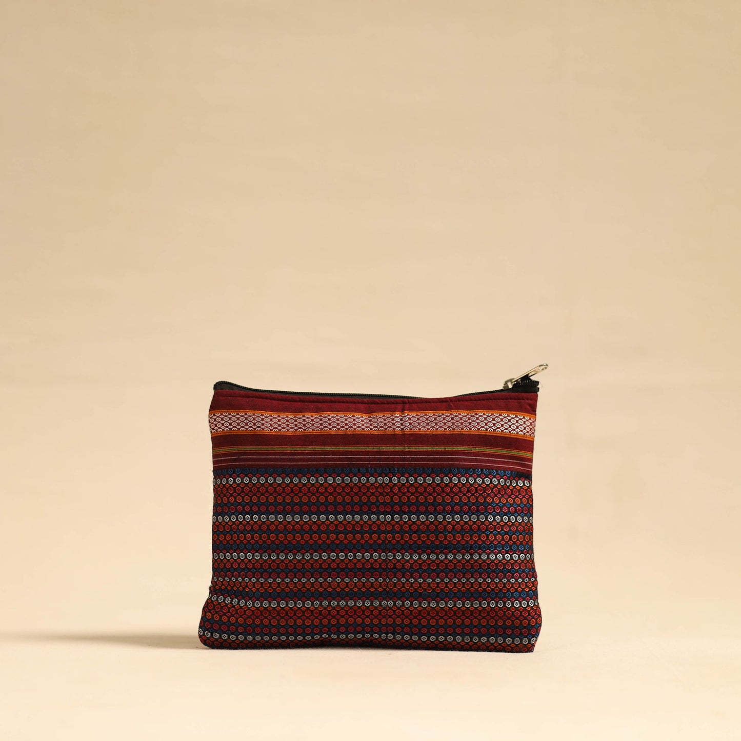 Multicolor Khun Fabric Quilted Cotton Utility Pouch