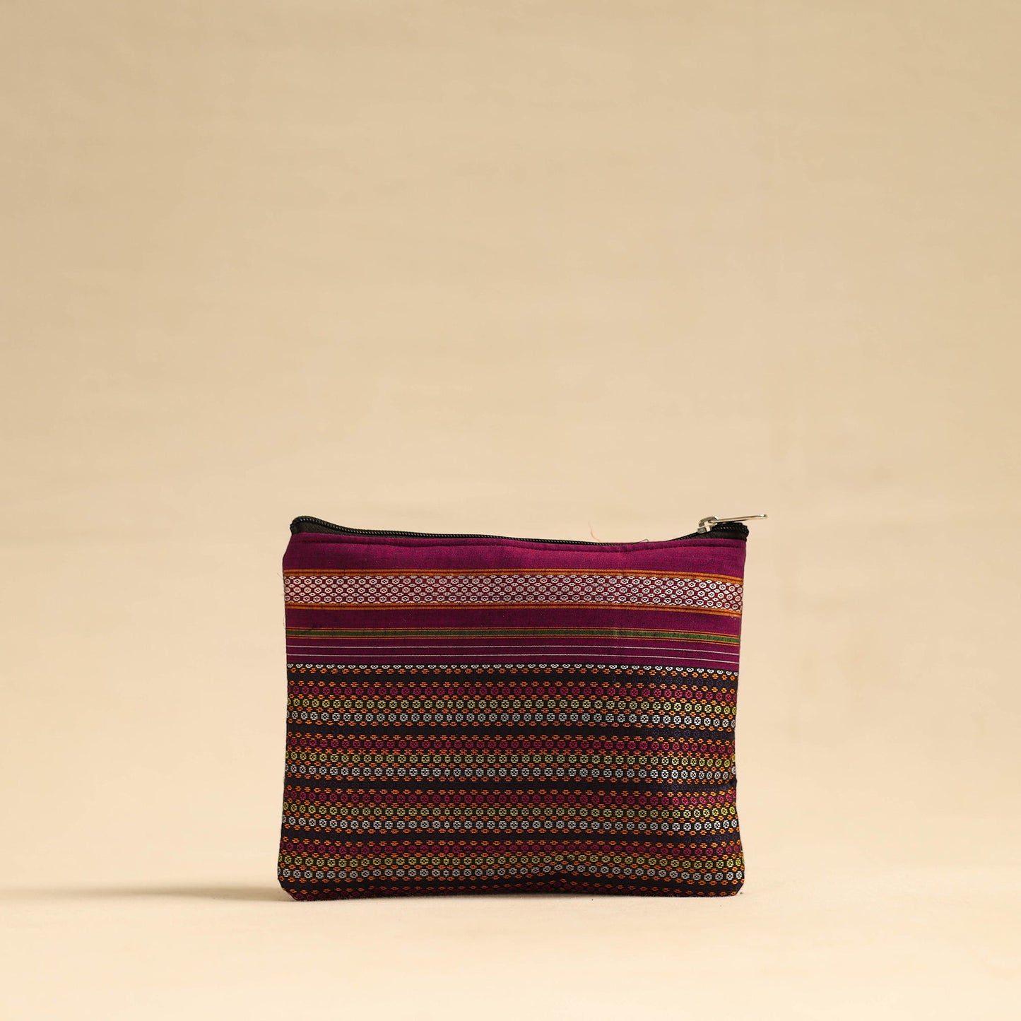 Multicolor Khun Fabric Quilted Cotton Utility Pouch
