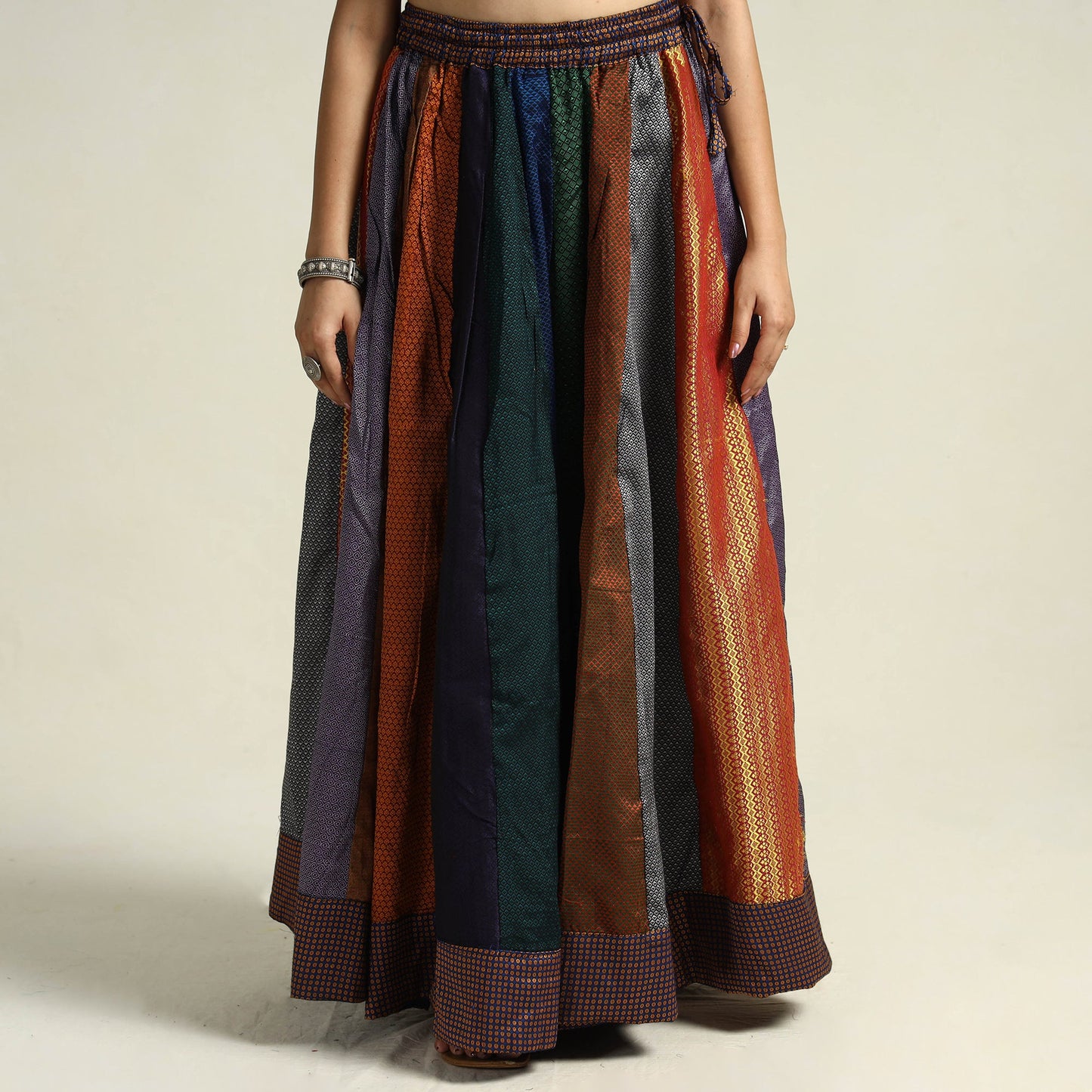 Khun Patchwork 24 Kali Cotton Long Skirt 10