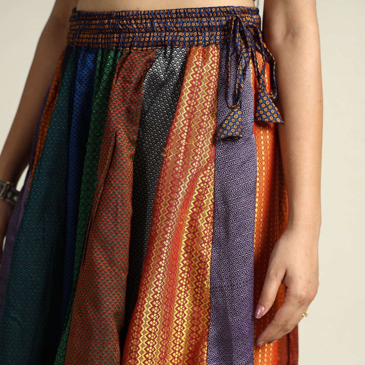 Khun Patchwork 24 Kali Cotton Long Skirt 10