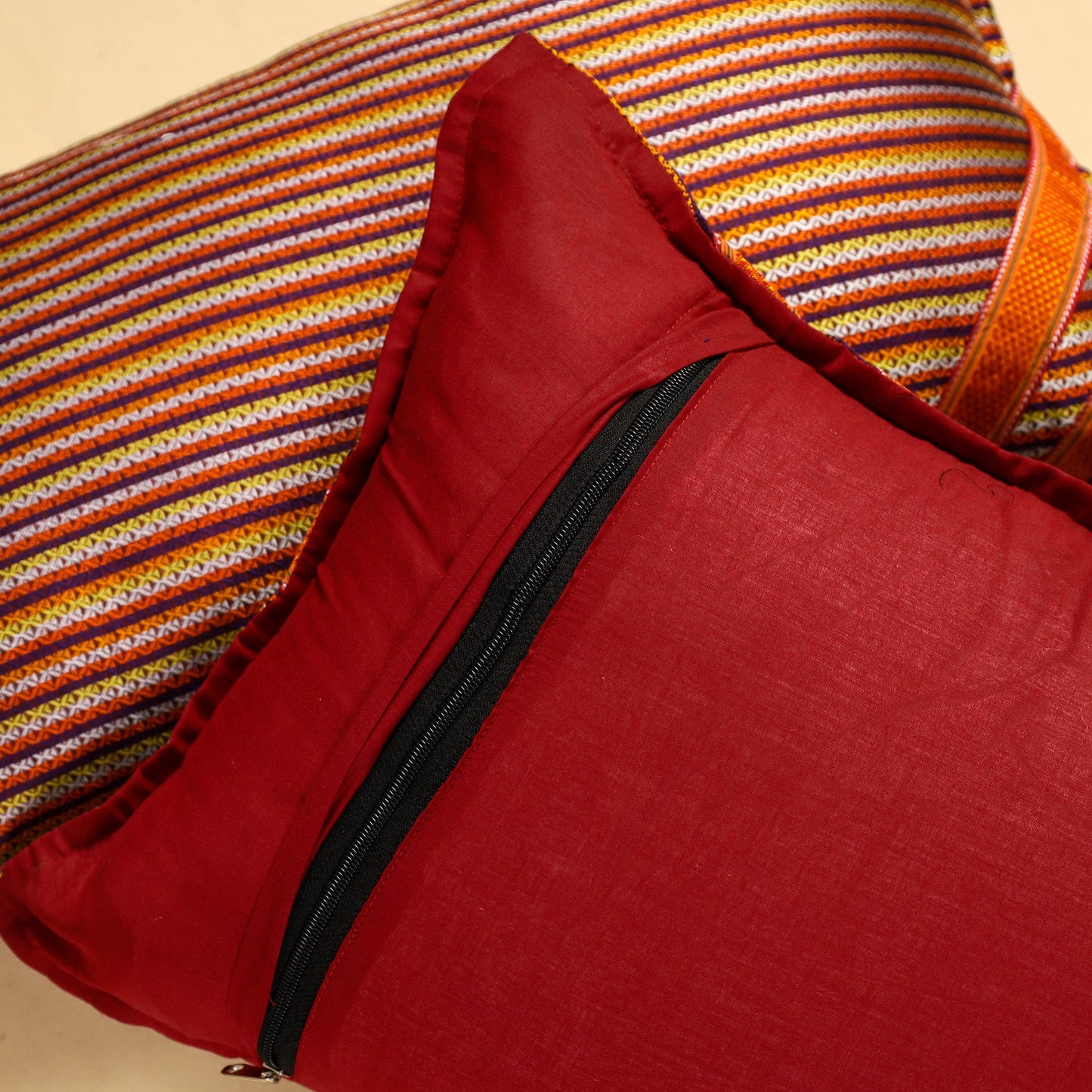 Khun Weave Cotton Pillow Covers (Set of 2)