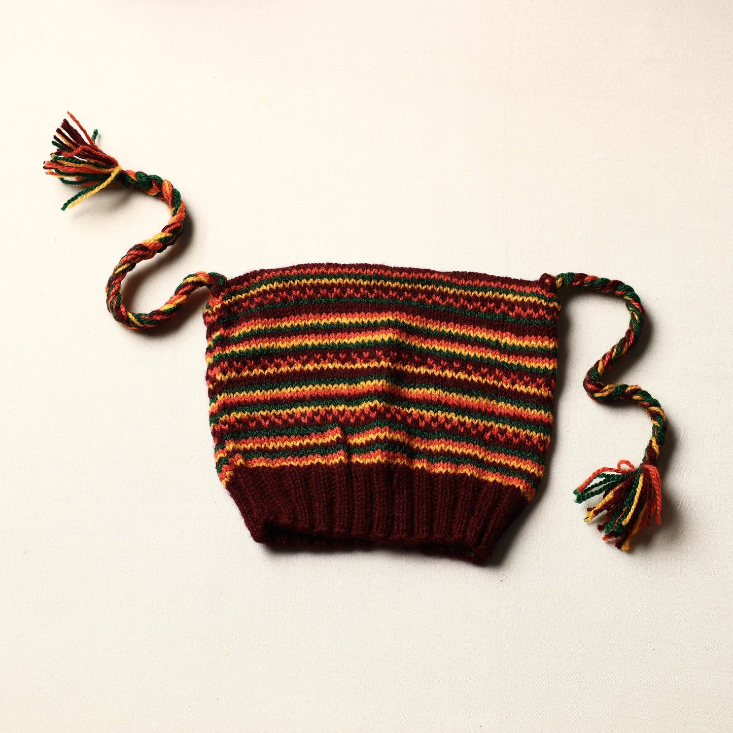 Kumaun Hand Knitted Woolen Sherpa Cap