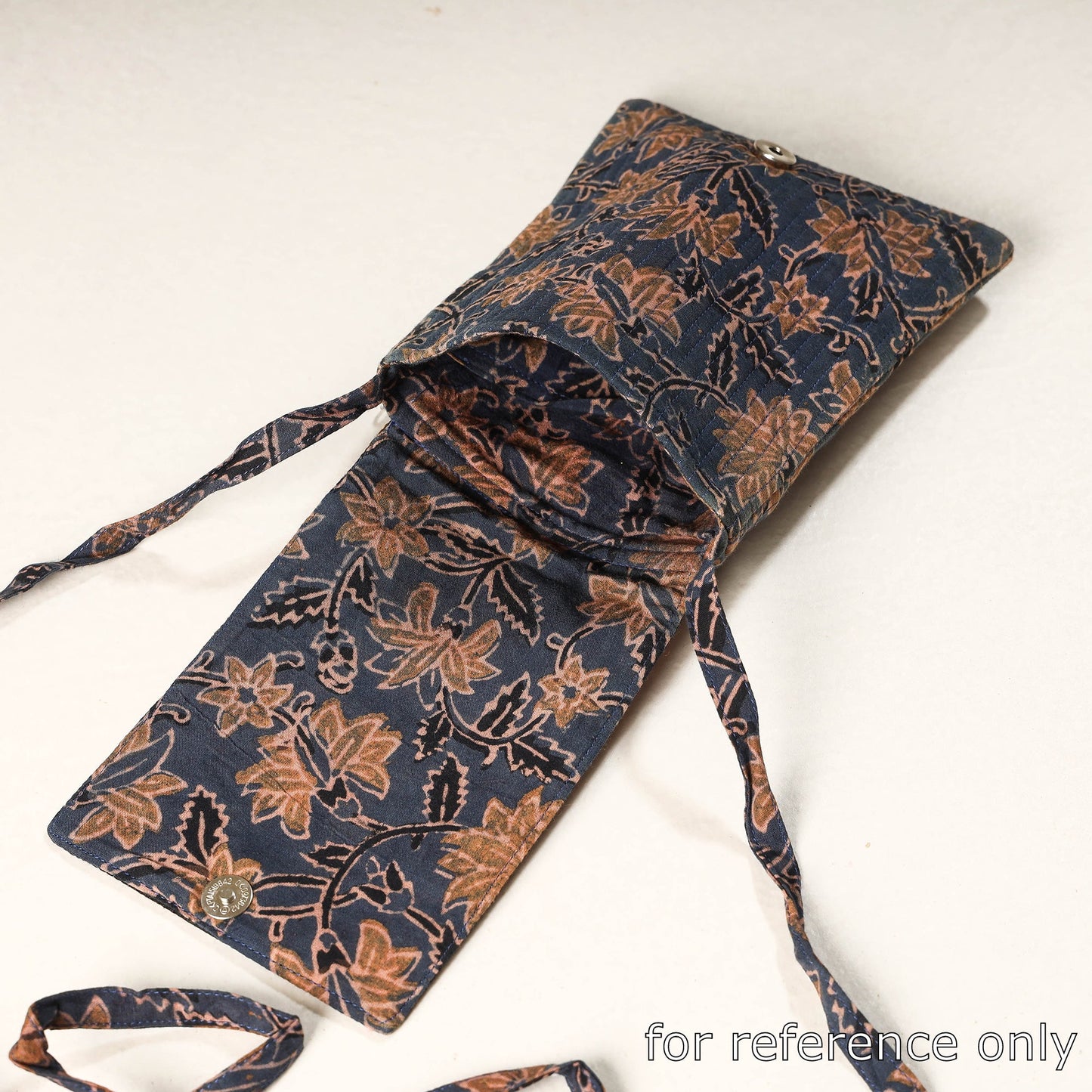 Multicolor Kutch Ahir Embroidery Ajrakh Cotton Sling Bag