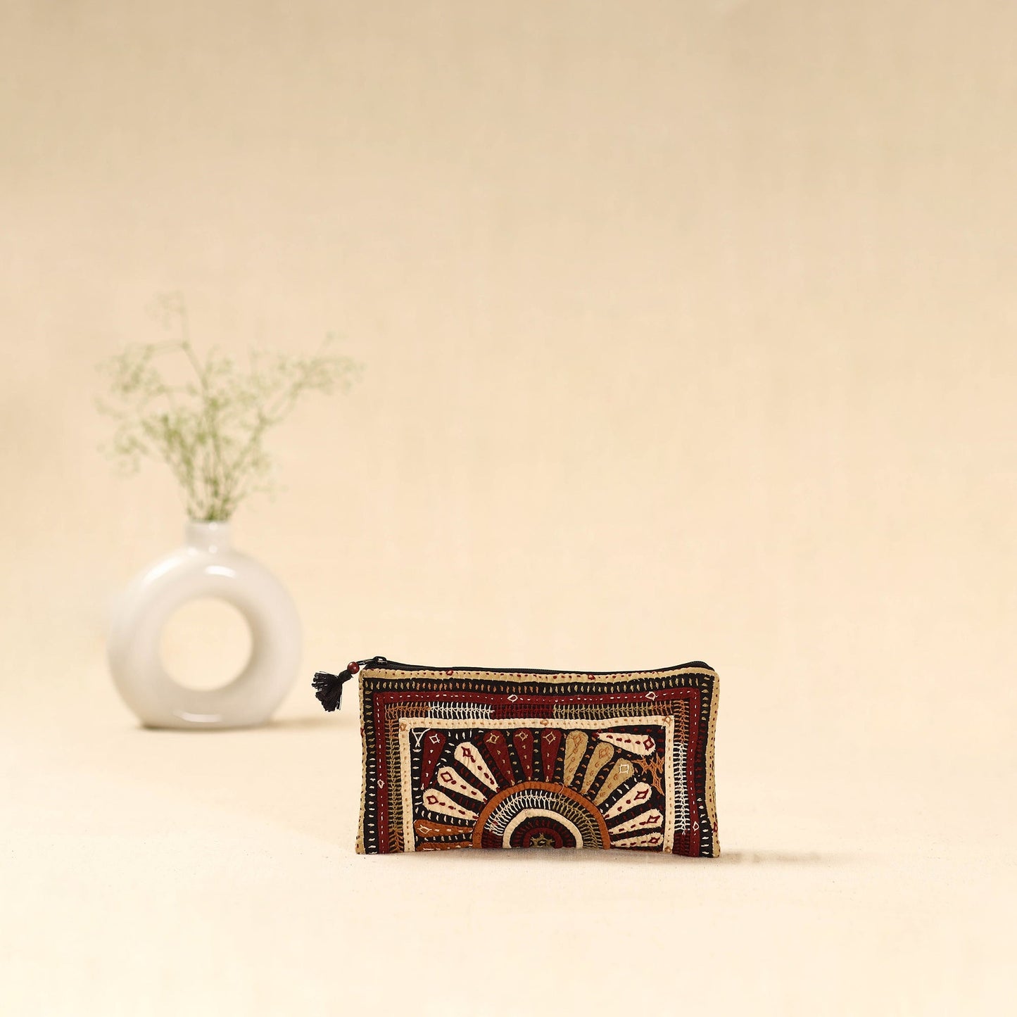 Kutch dhebariya hand embroidered clutch purse 19