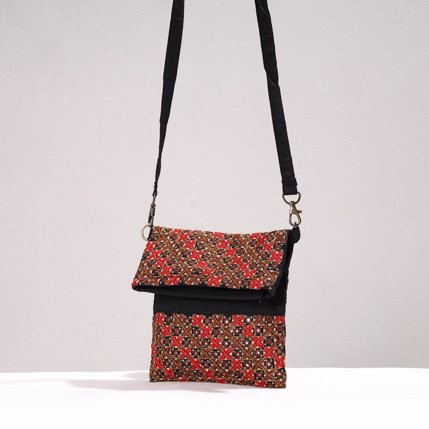Embroidery Sling Bag