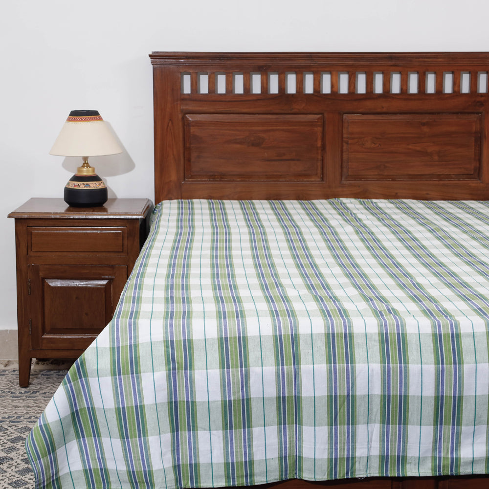 Buy Mangalagiri Handloom Cotton Single Bedcover Online at iTokri.com