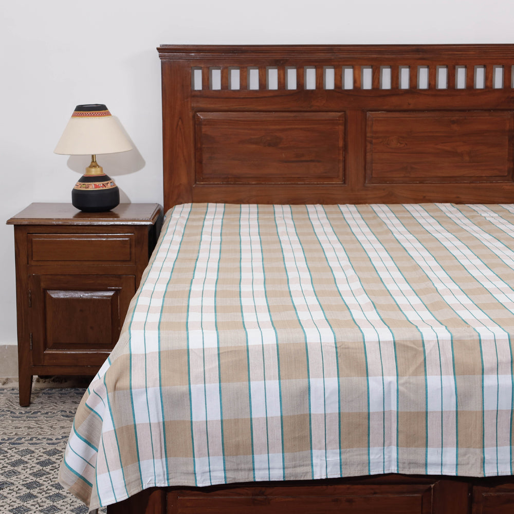 Buy Mangalagiri Handloom Cotton Single Bedcover Online at iTokri.com