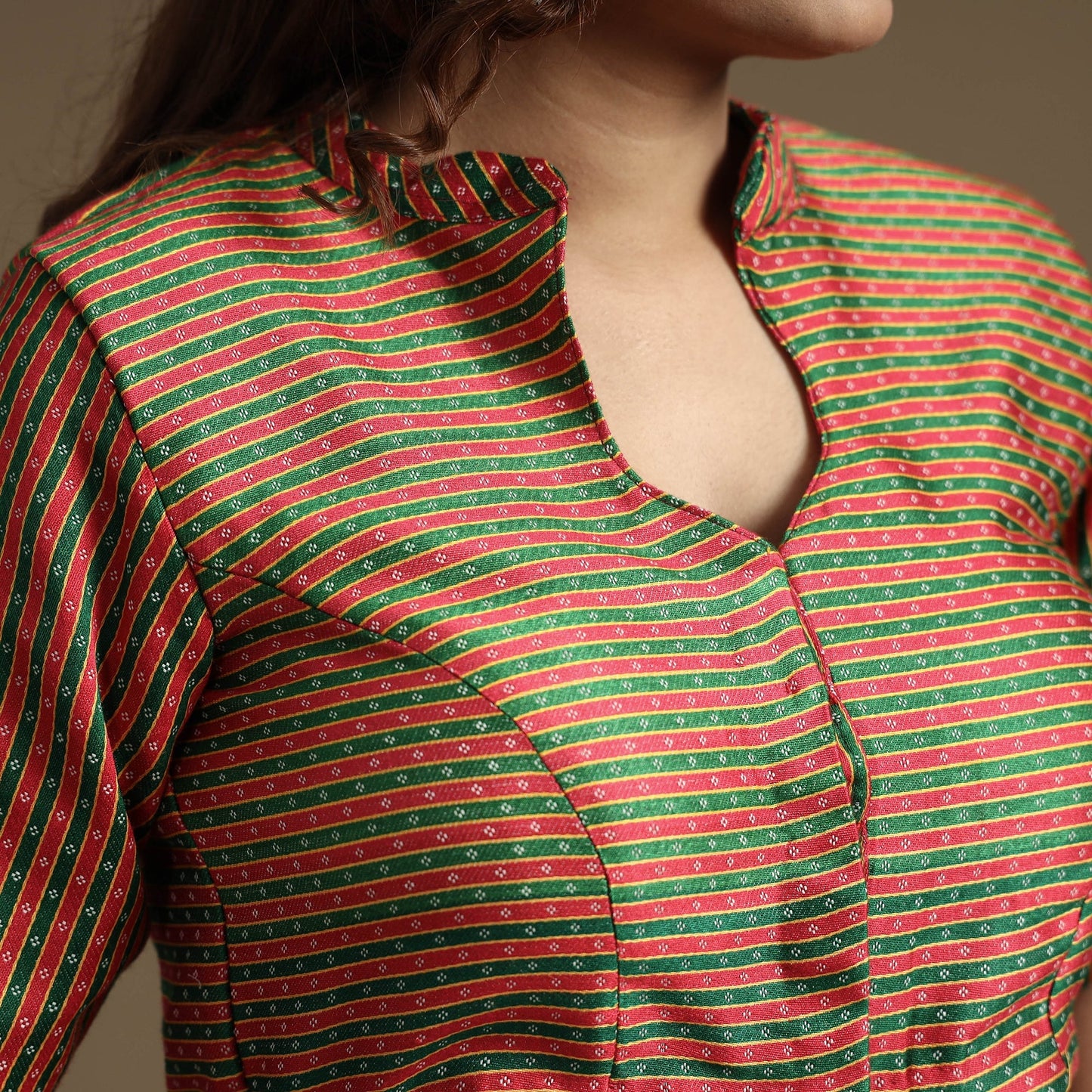 Silk Stitched Blouse