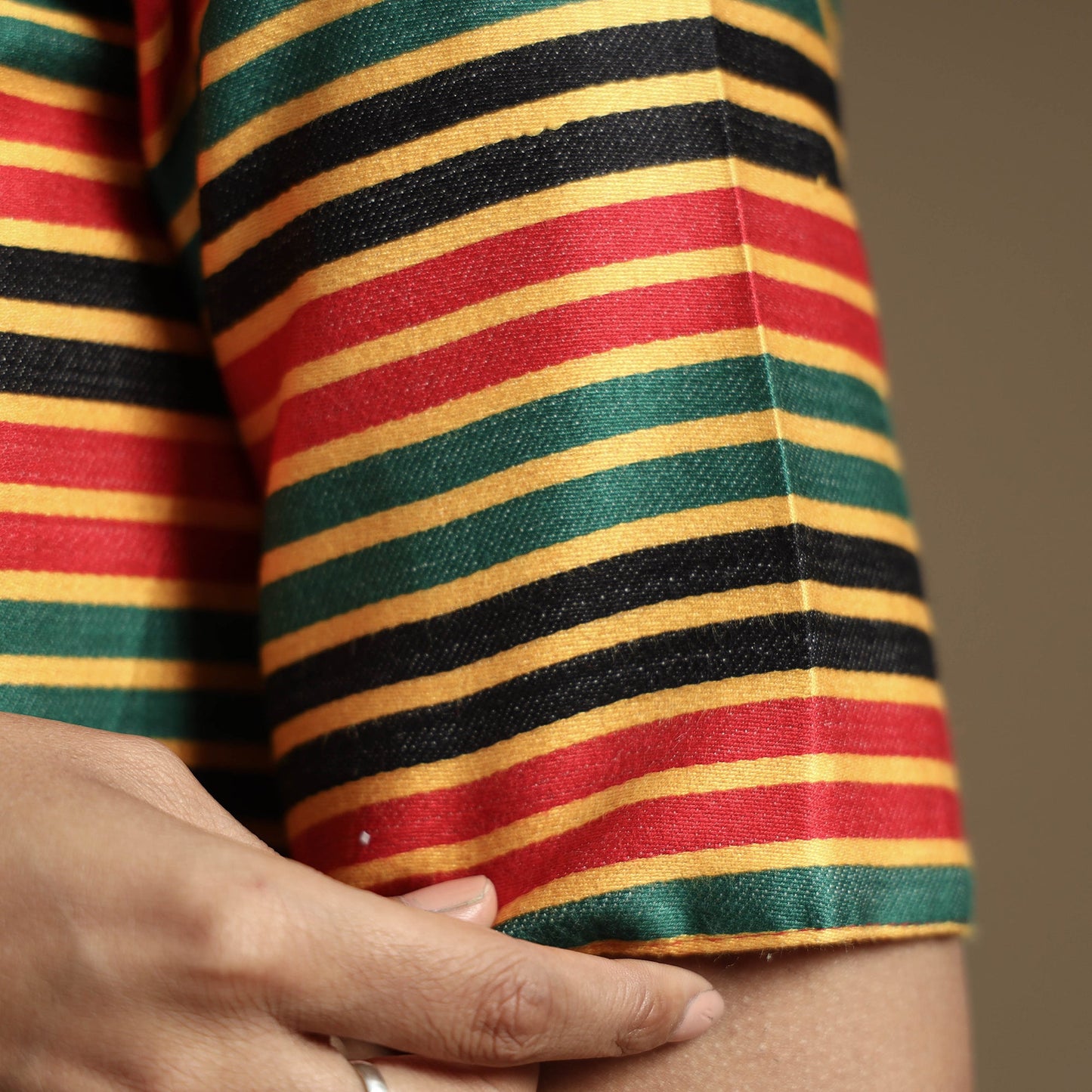 Buy Mashru Weave Pure Handloom Silk Stitched Blouse