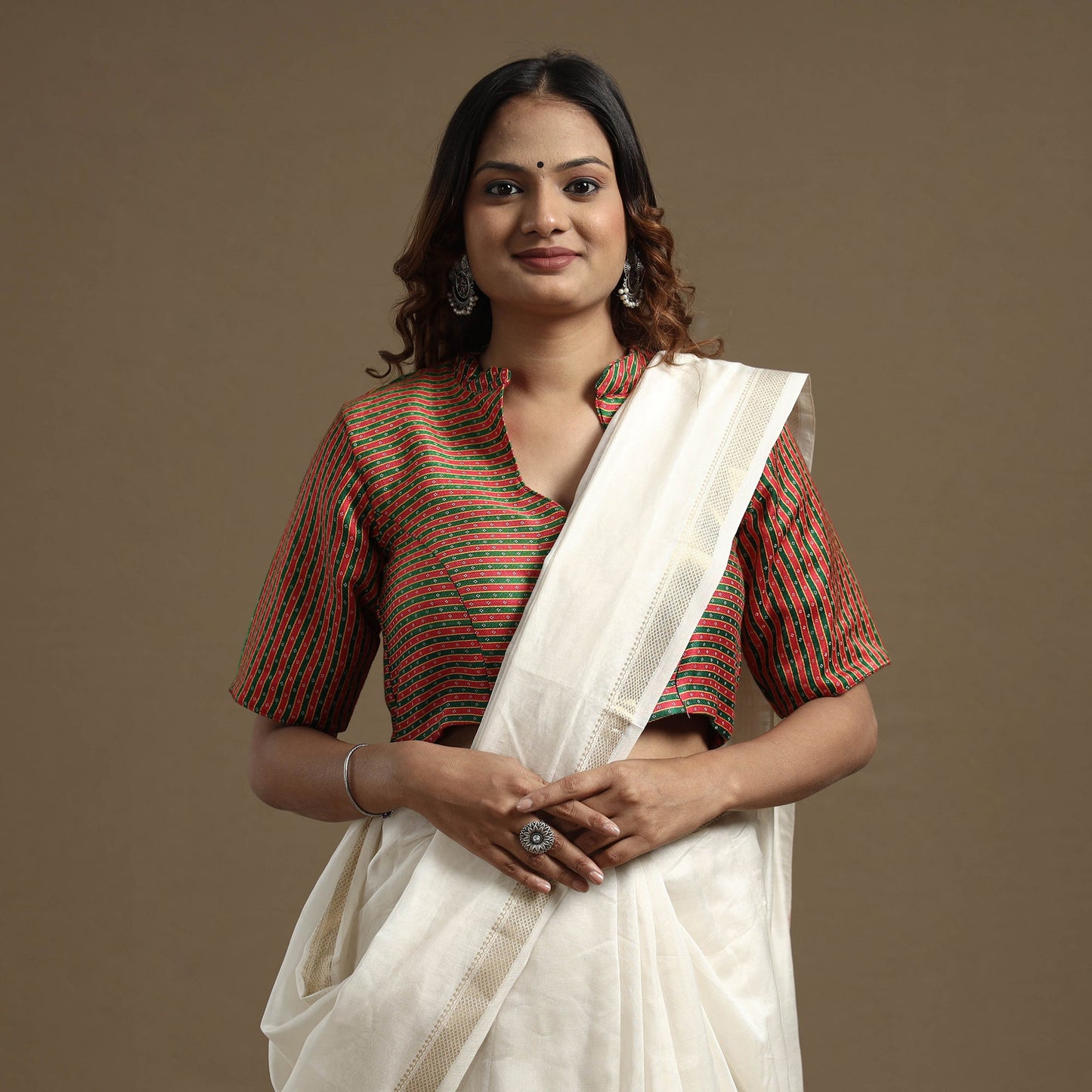 Silk Stitched Blouse