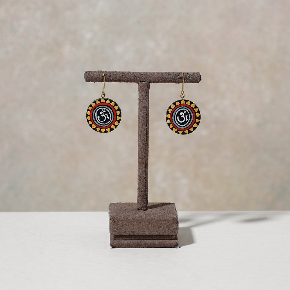 miniature handpainted earrings